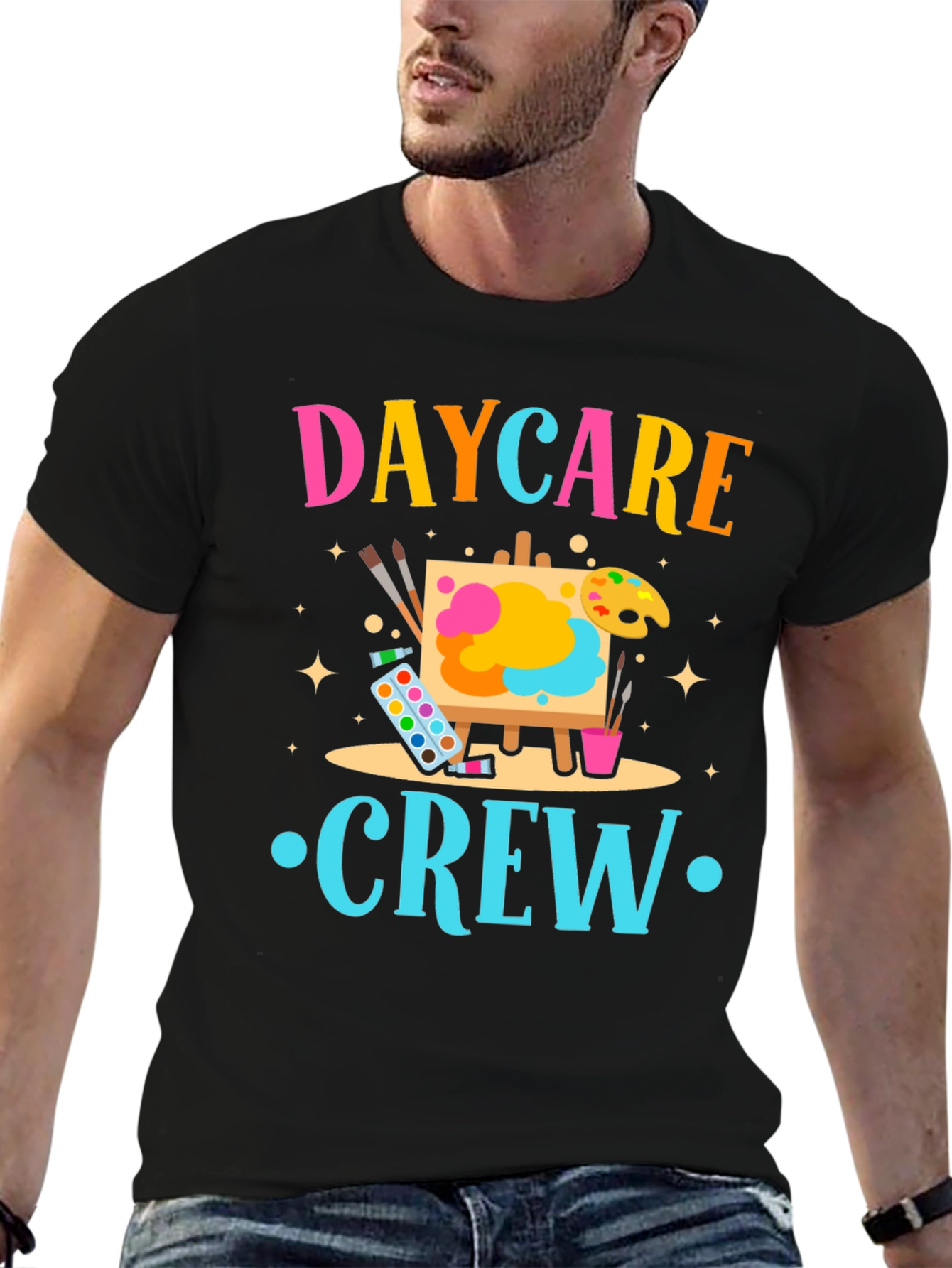 Daycare Crew Graphic Tee - Artist Theme