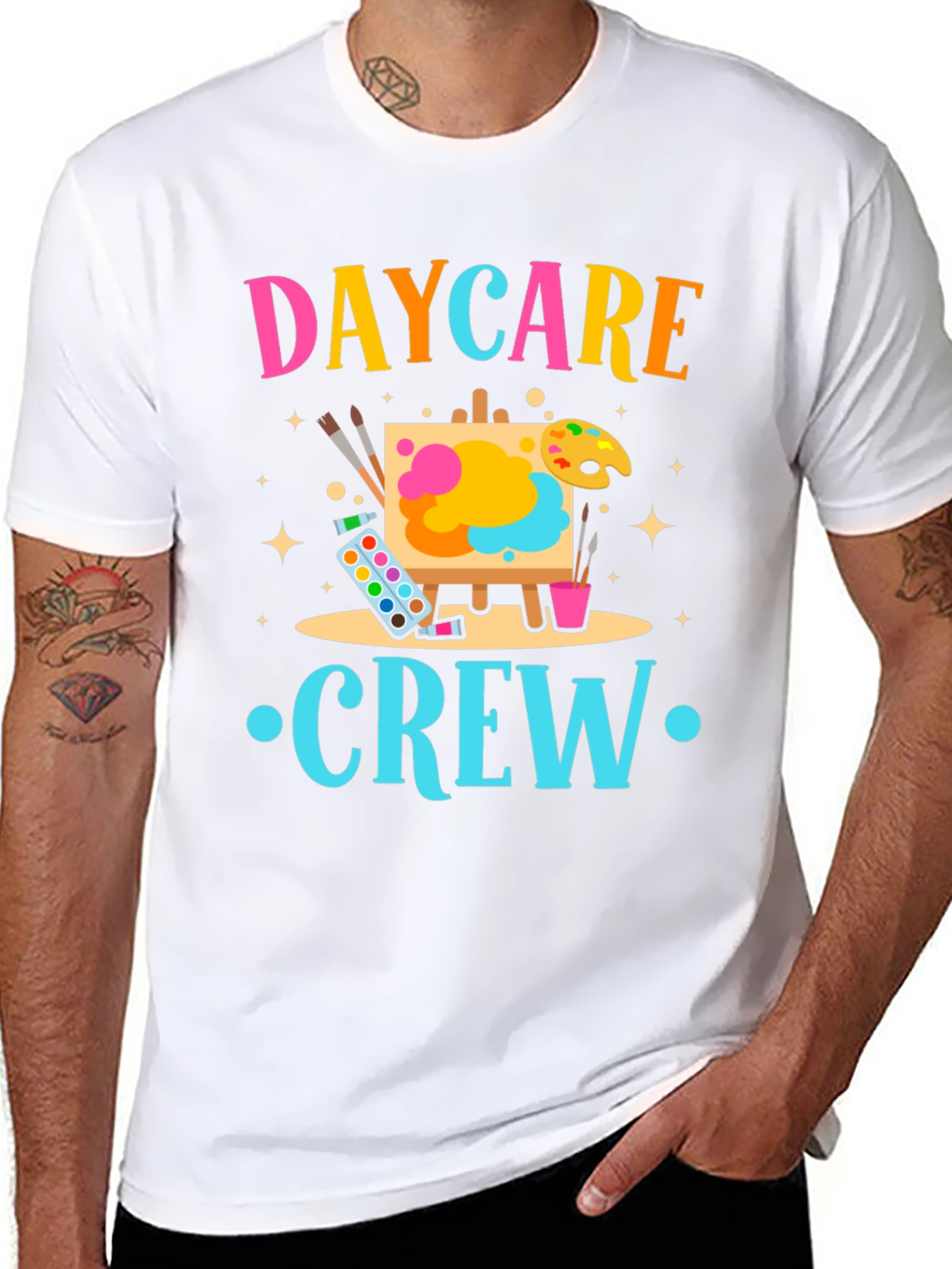 Daycare Crew Graphic Tee - Artist Theme