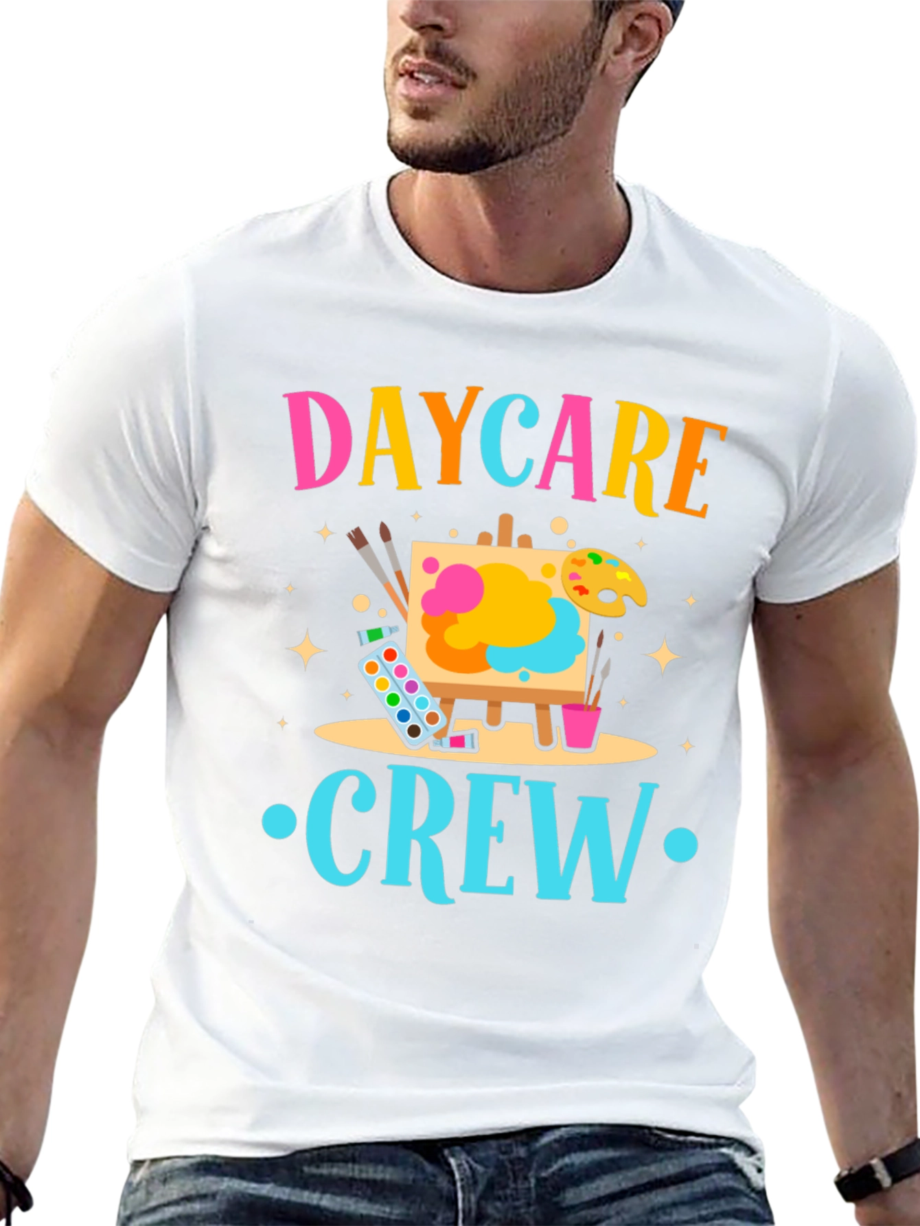 Daycare Crew Graphic Tee - Artist Theme