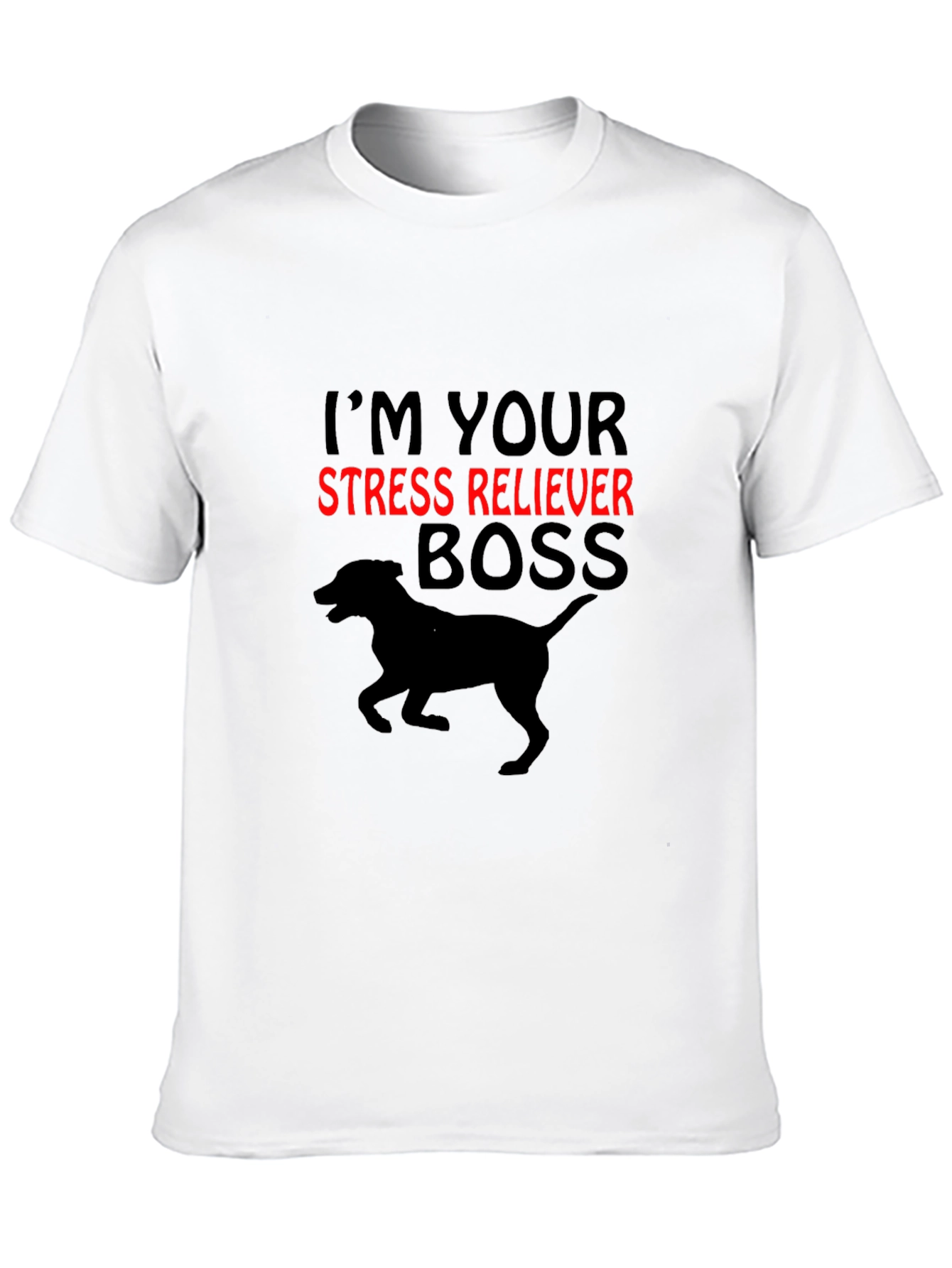 Stress Reliever Boss Dog Graphic Tee