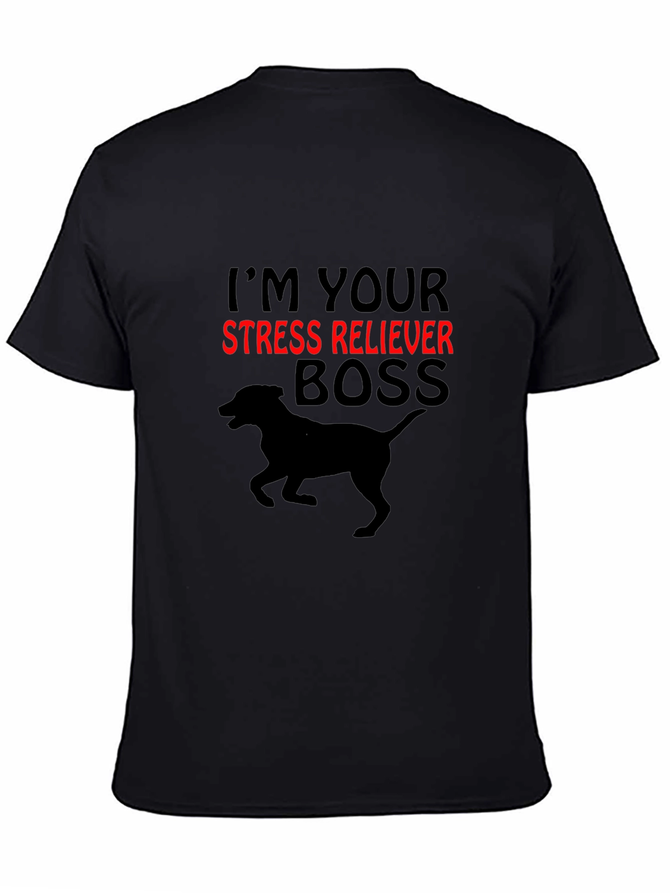 Stress Reliever Boss Dog Graphic Tee