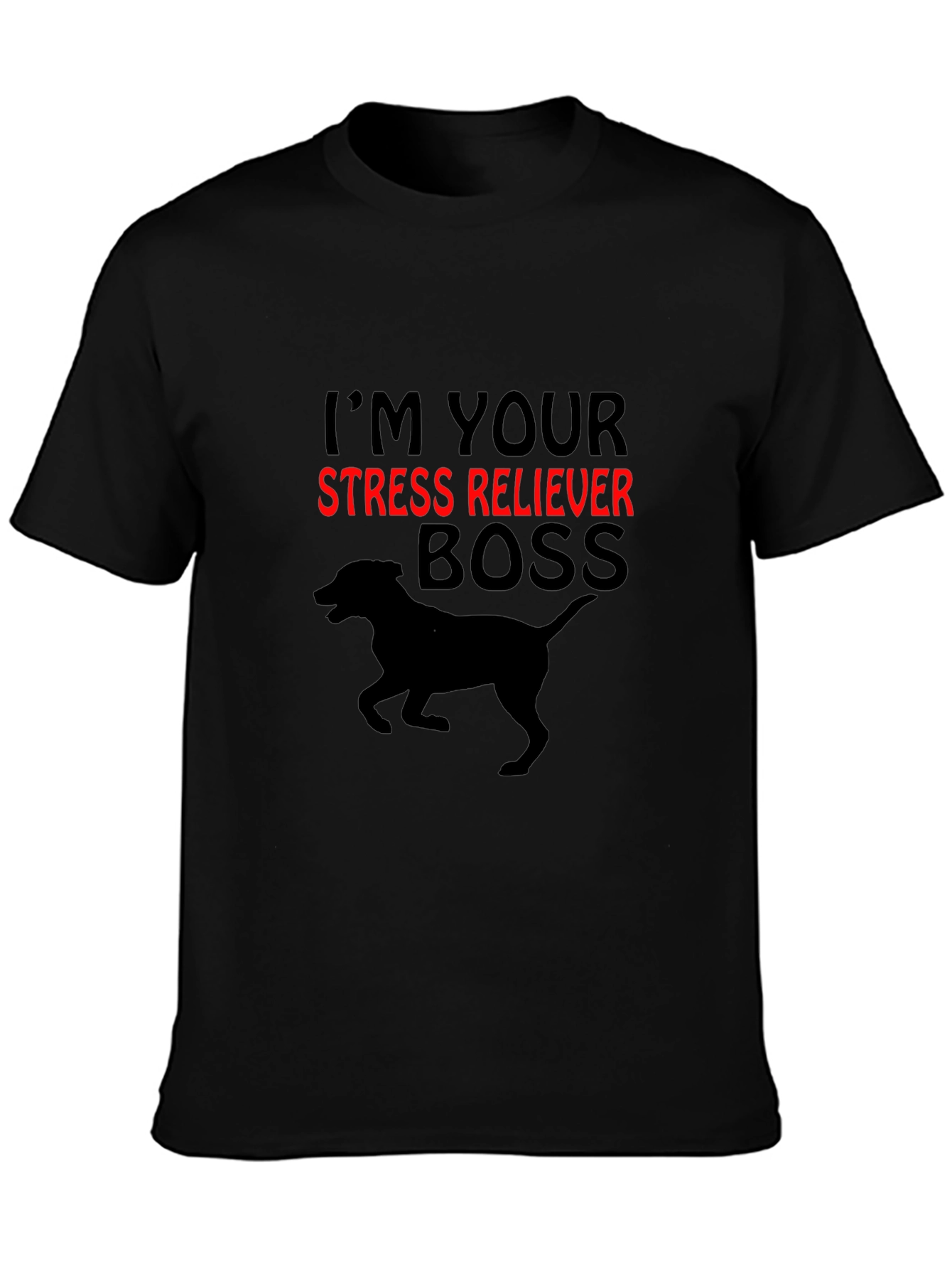 Stress Reliever Boss Dog Graphic Tee