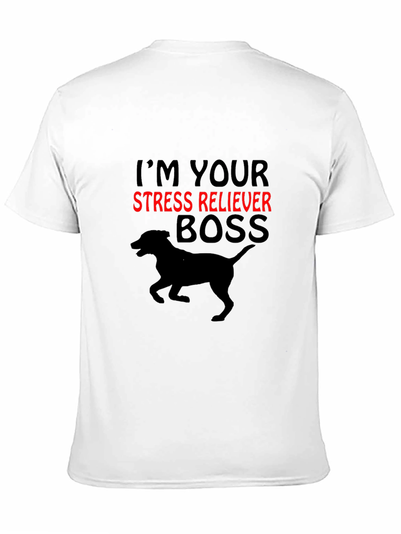 Stress Reliever Boss Dog Graphic Tee
