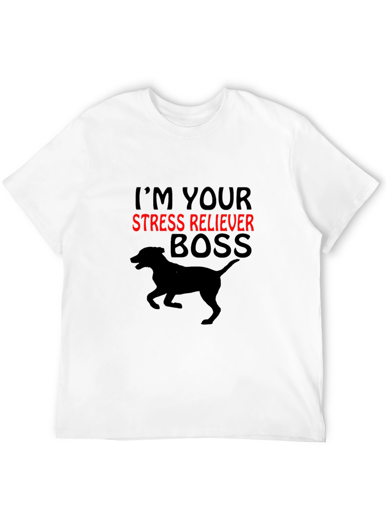 Stress Reliever Boss Dog Graphic Tee