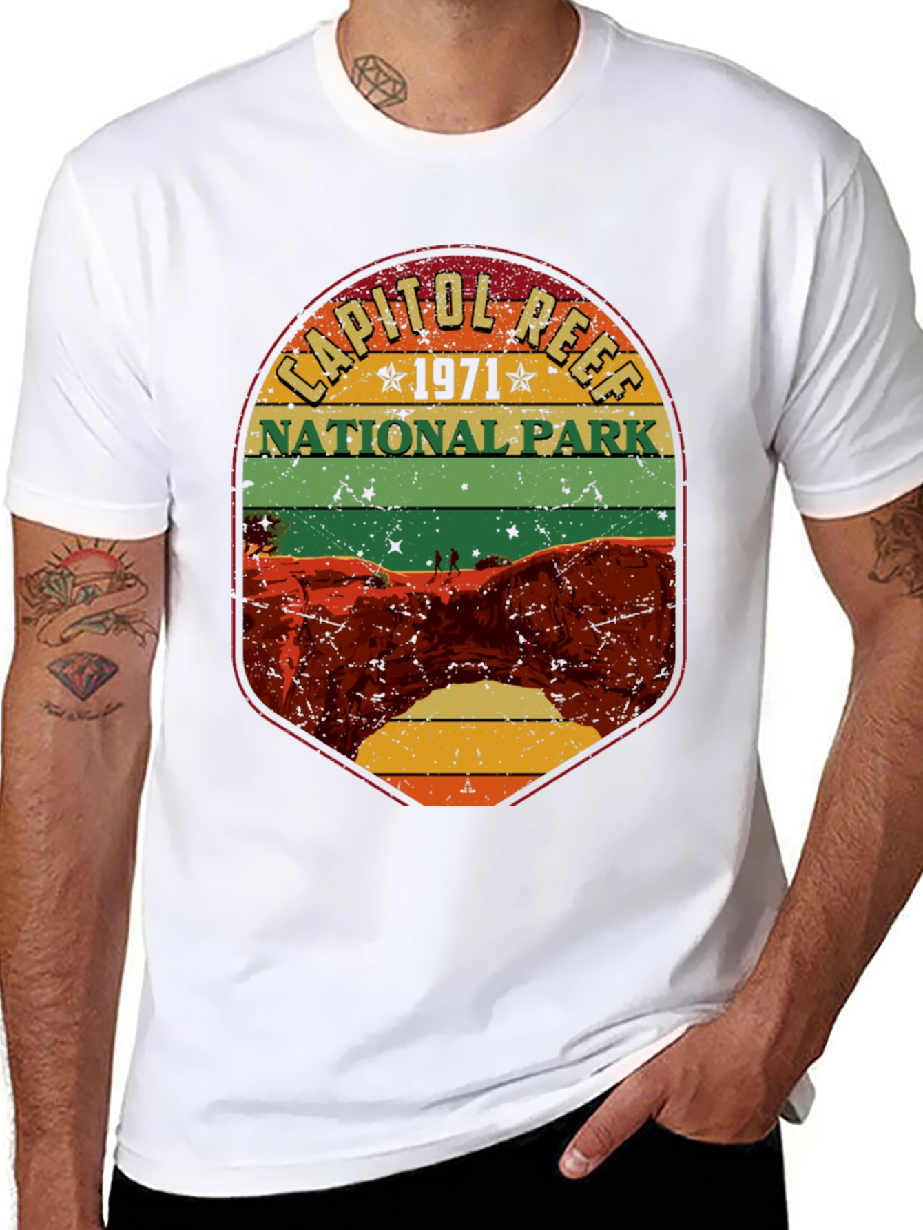 Capitol Reef National Park 1971 Retro T-Shirt
