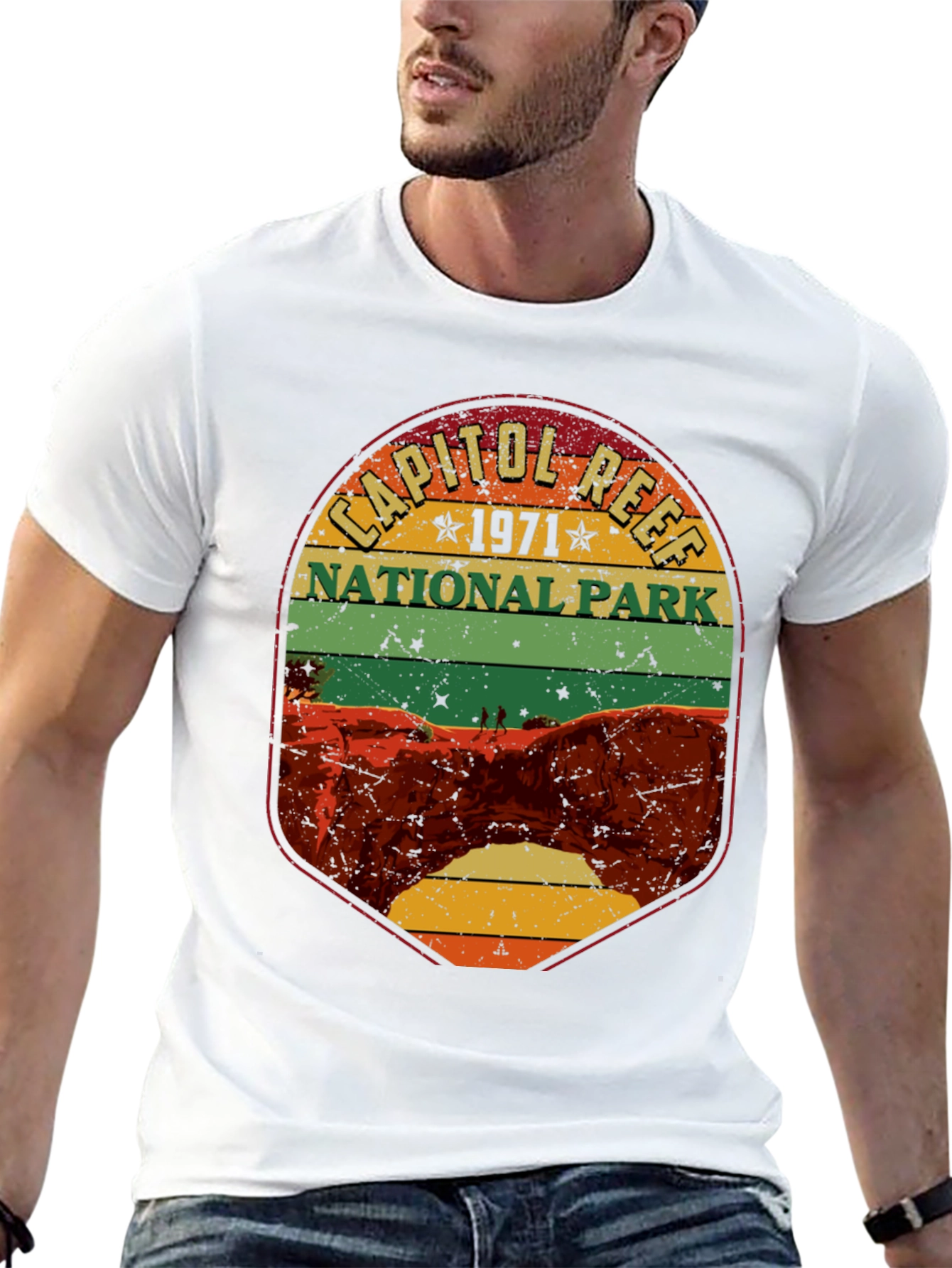 Capitol Reef National Park 1971 Retro T-Shirt