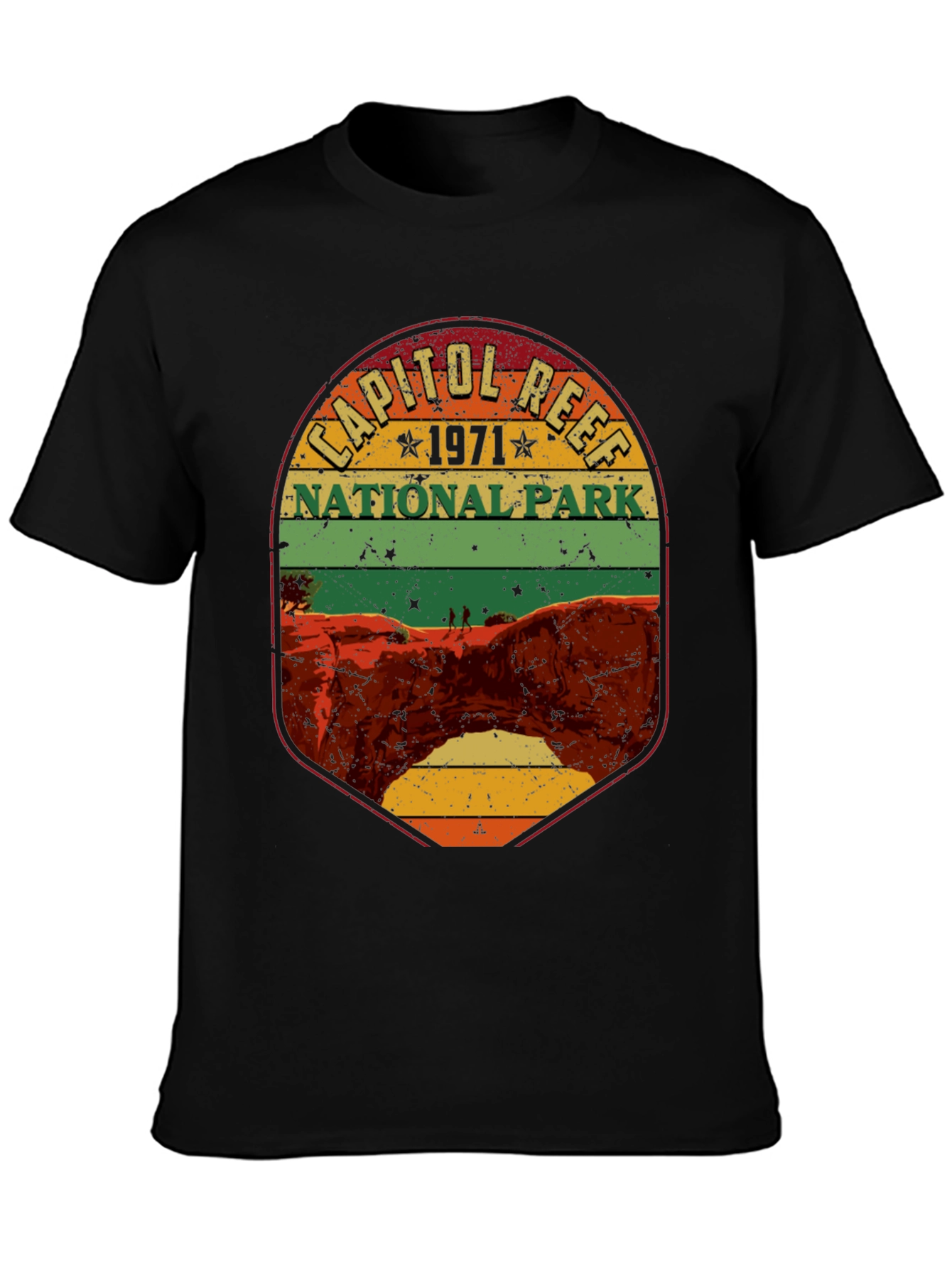 Capitol Reef National Park 1971 Retro T-Shirt