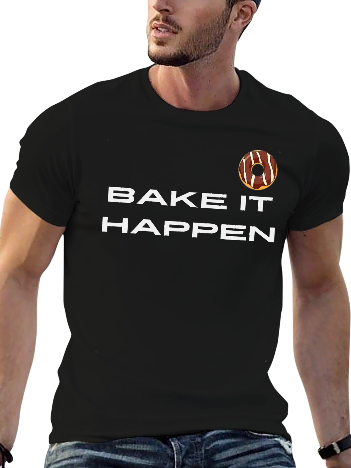 Bake It Happen Donut Graphic Tee - Unisex