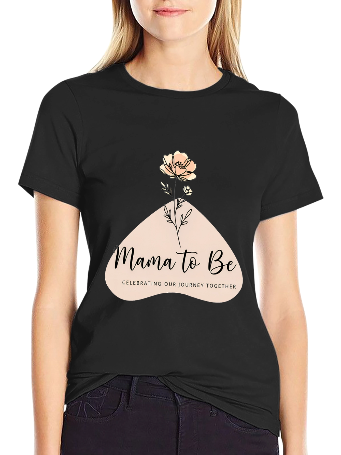 Mama To Be Graphic Tee - Pregnancy Announcement