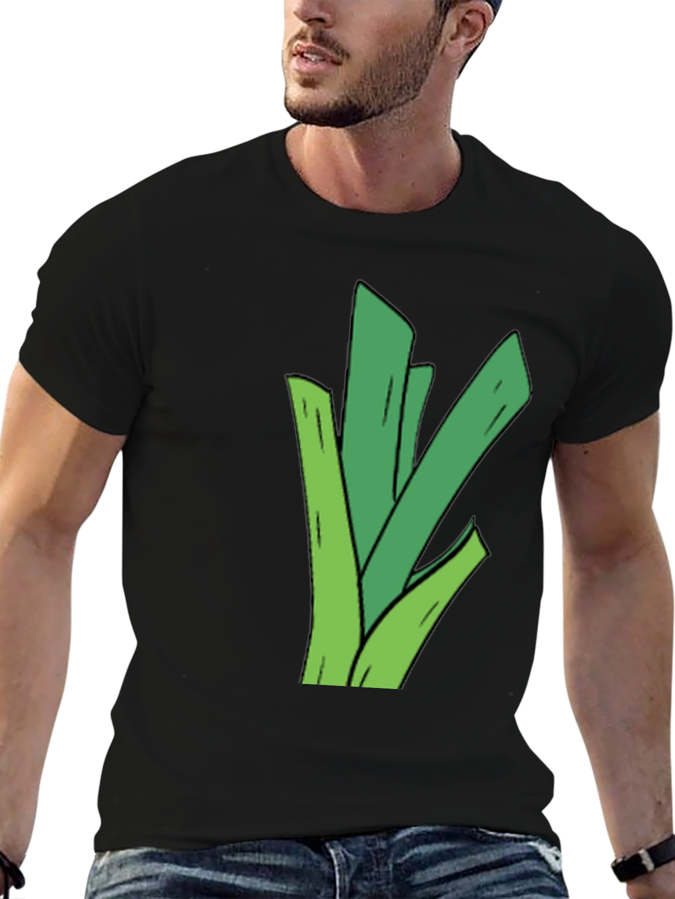 Leek Graphic T-Shirt - Fresh & Funky!