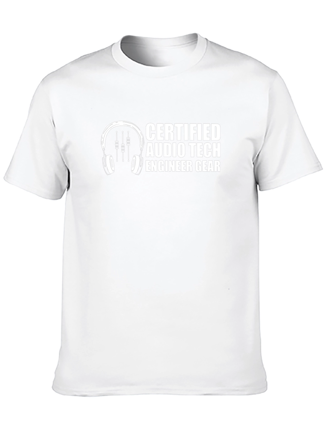 Certified Audio Tech Engineer Gear T-Shirt