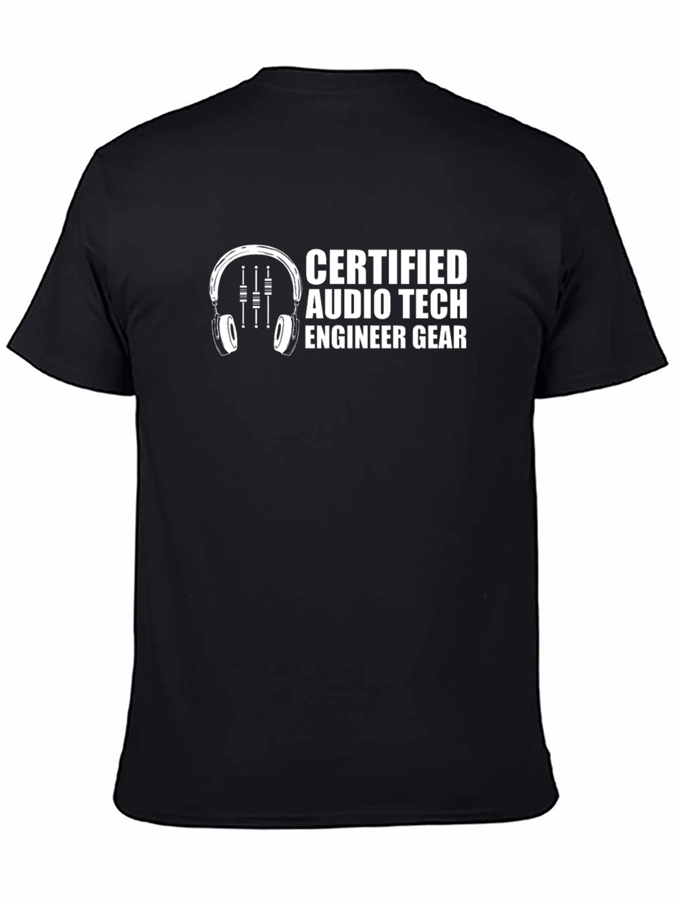 Certified Audio Tech Engineer Gear T-Shirt