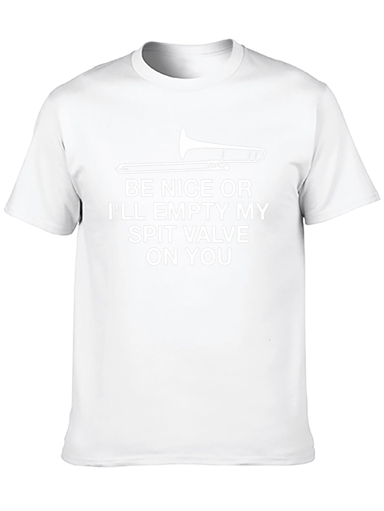 Trombone Spit Valve Funny Graphic T-Shirt