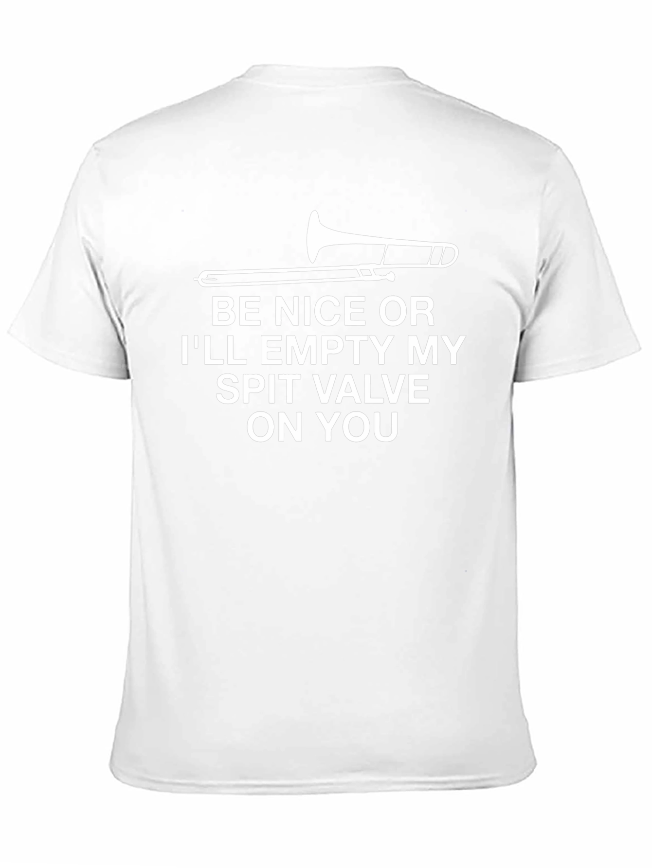 Trombone Spit Valve Funny Graphic T-Shirt