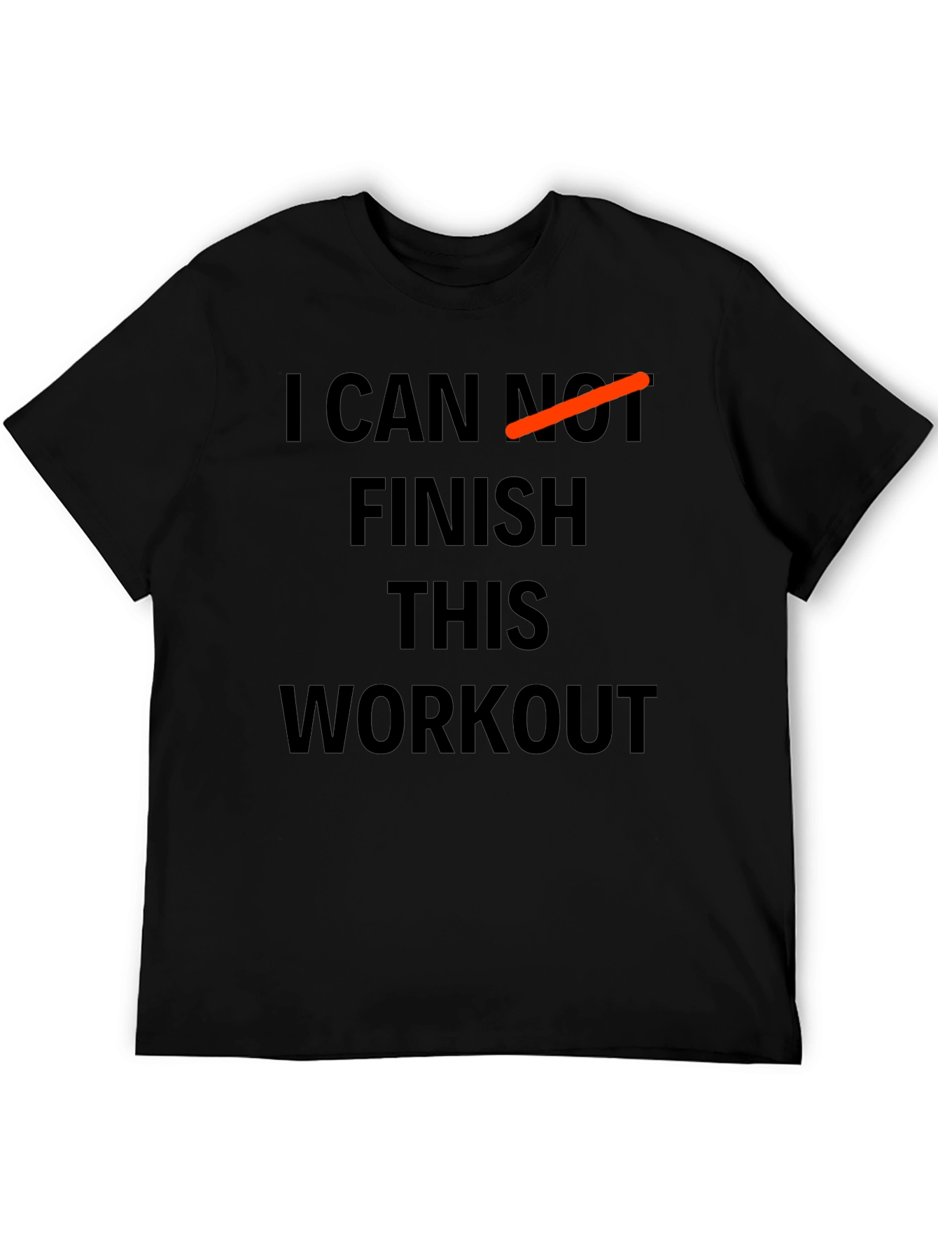 Funny Workout Motivation T-Shirt: I CAN Finish This