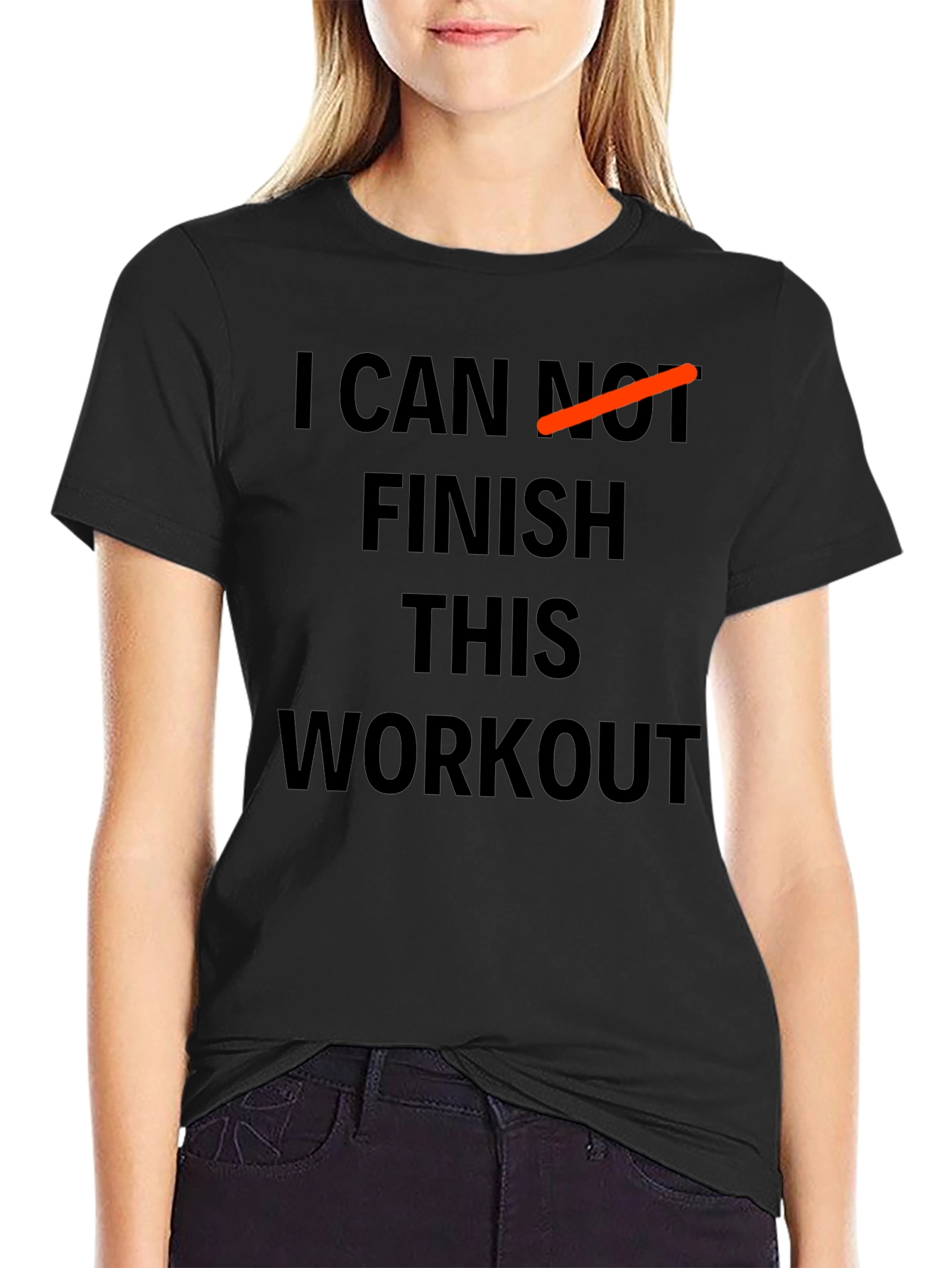 Funny Workout Motivation T-Shirt: I CAN Finish This
