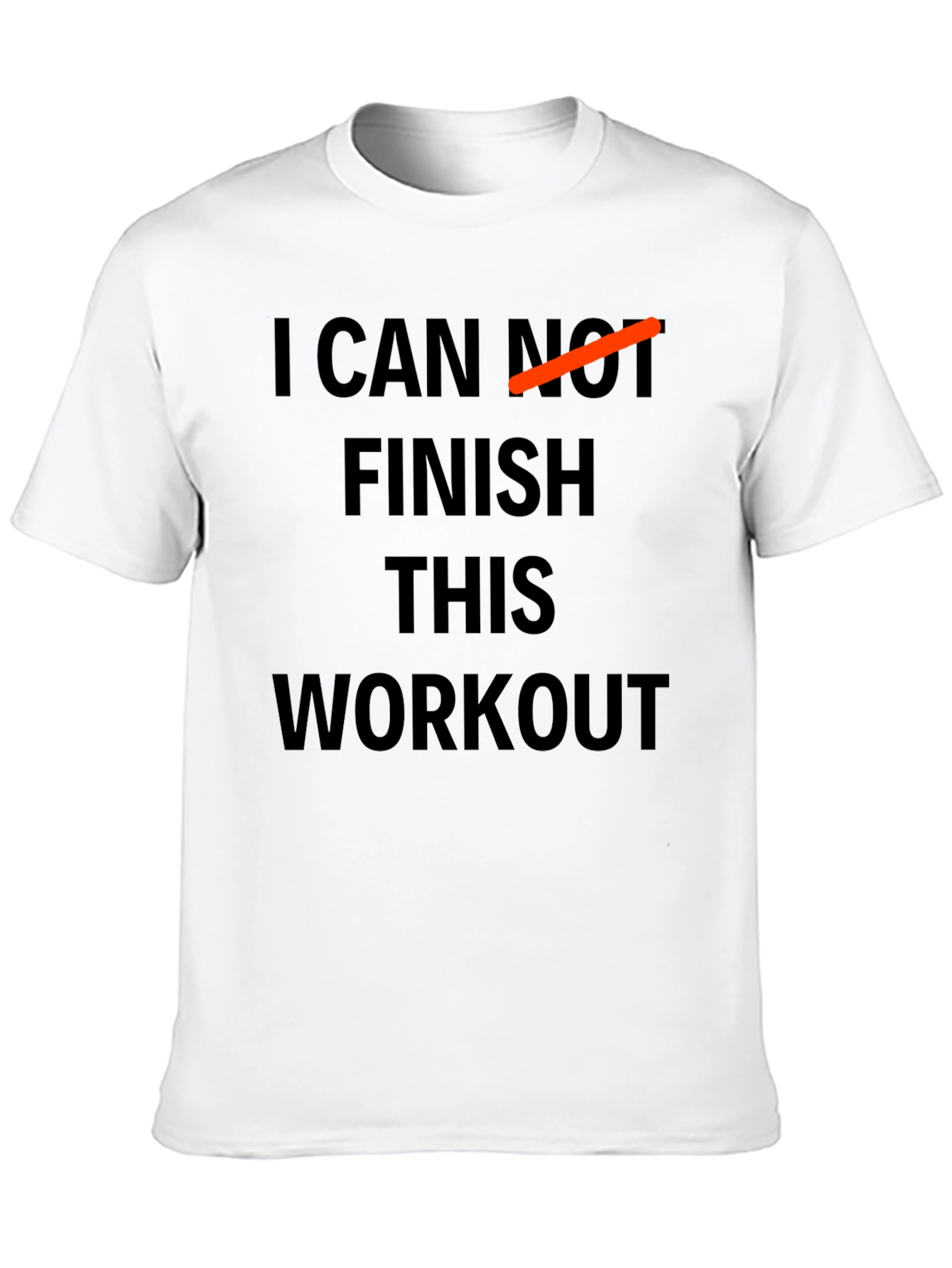 Funny Workout Motivation T-Shirt: I CAN Finish This