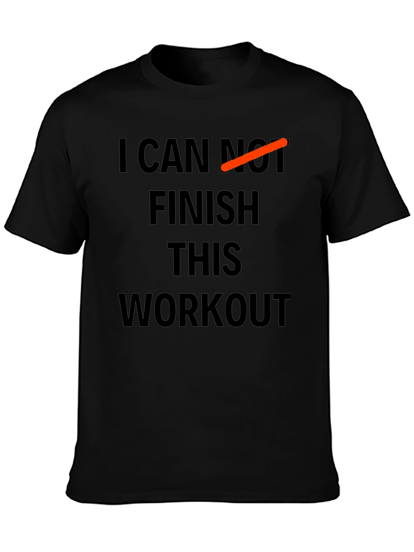 Funny Workout Motivation T-Shirt: I CAN Finish This