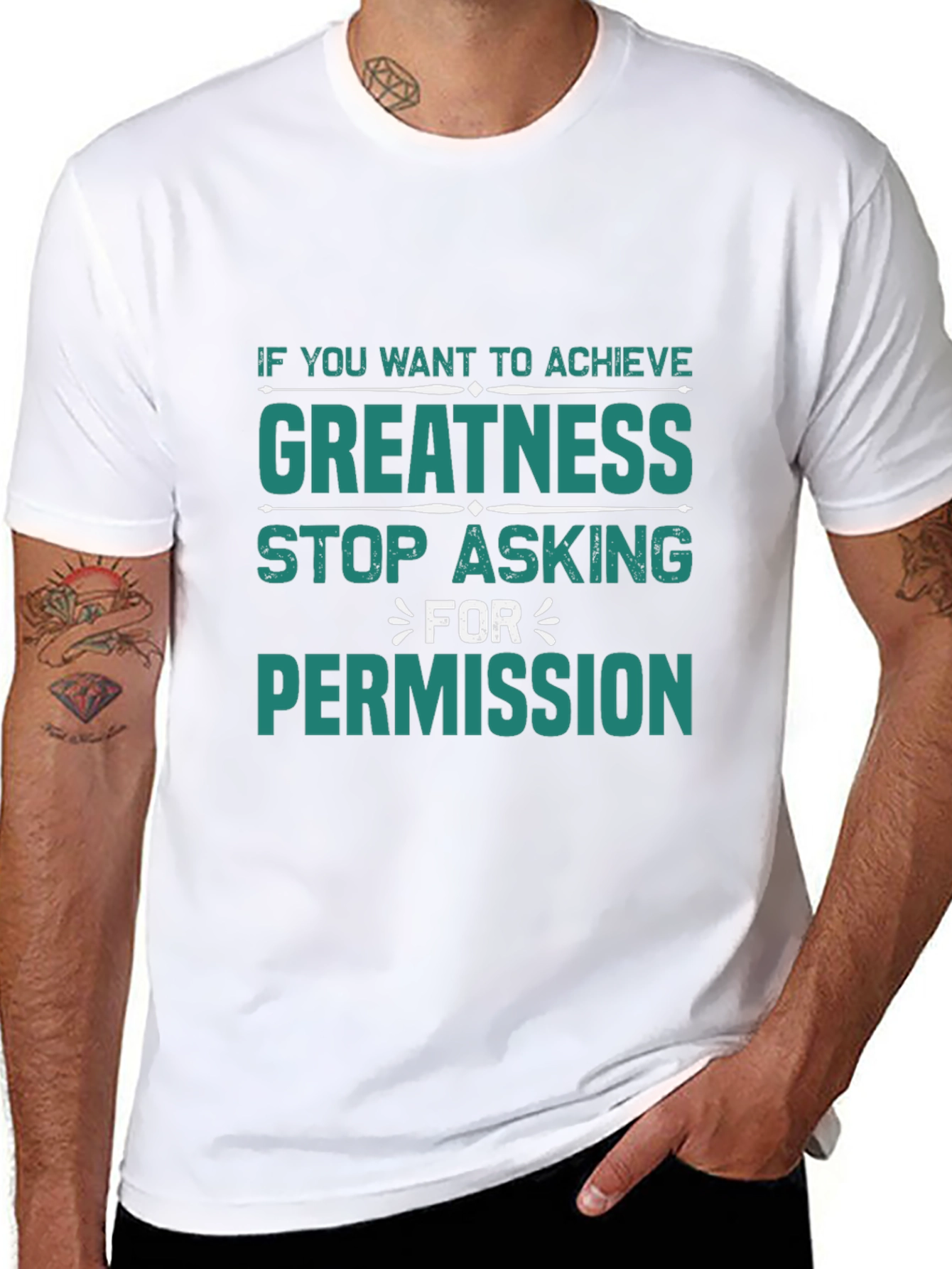 Achieve Greatness T-Shirt - Motivational Design