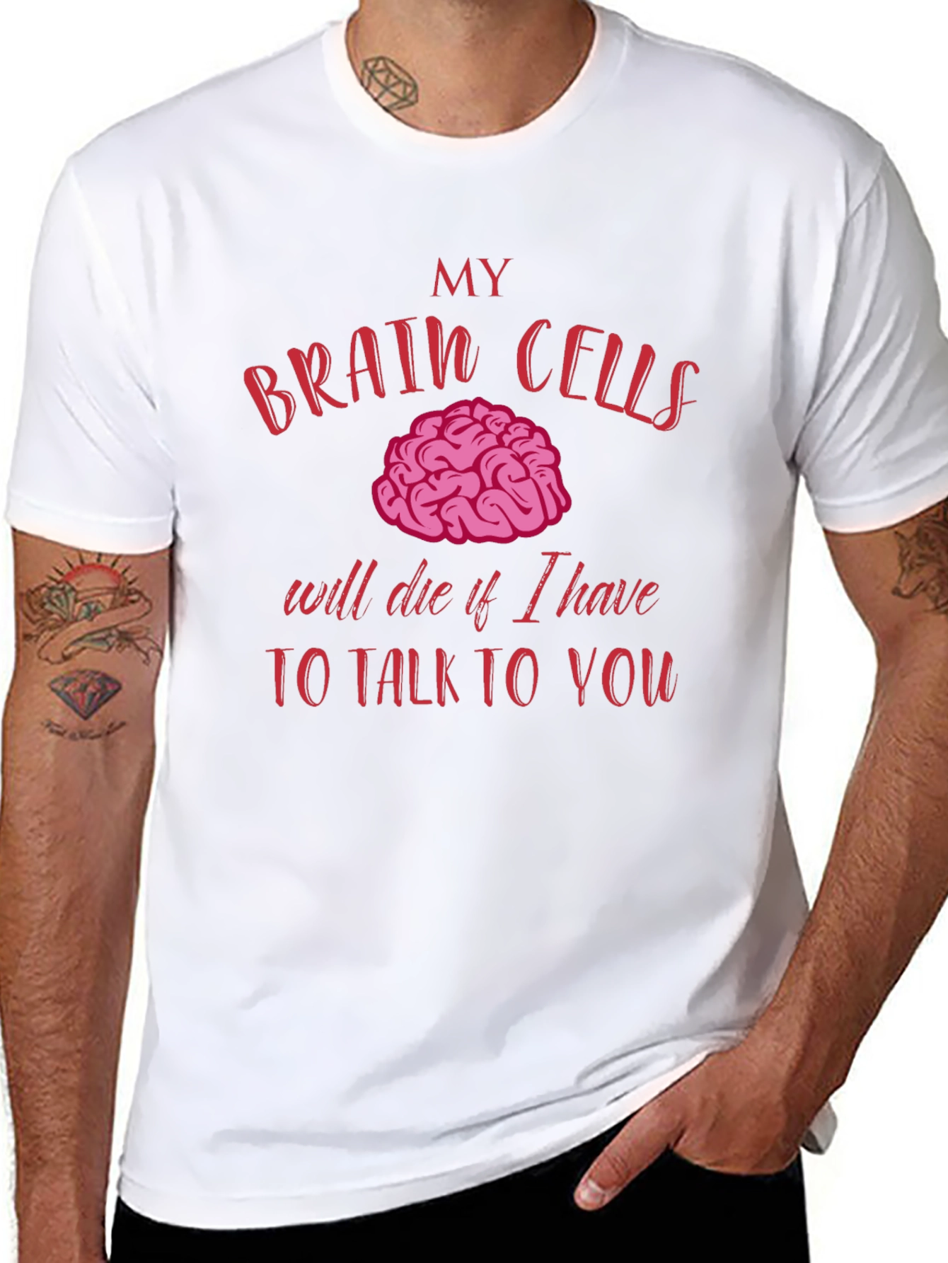 Brain Cells Humor T-Shirt