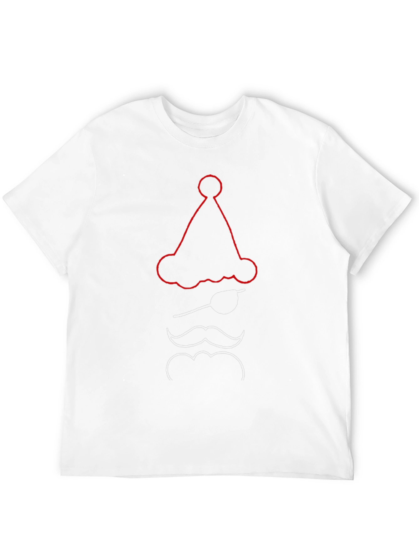 Novelty Pirate Santa T-Shirt - Black