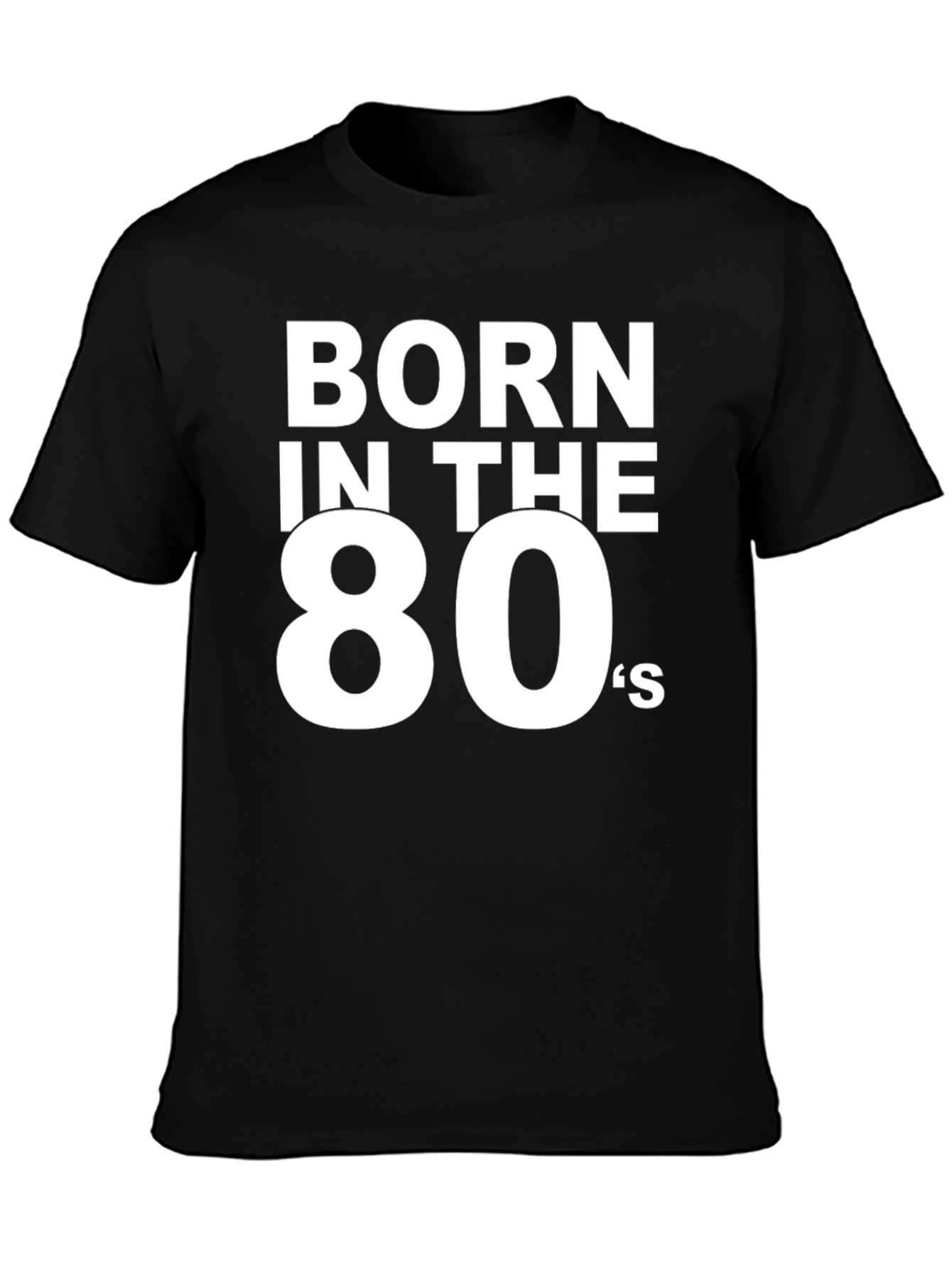 Born in the 80s Black Tee