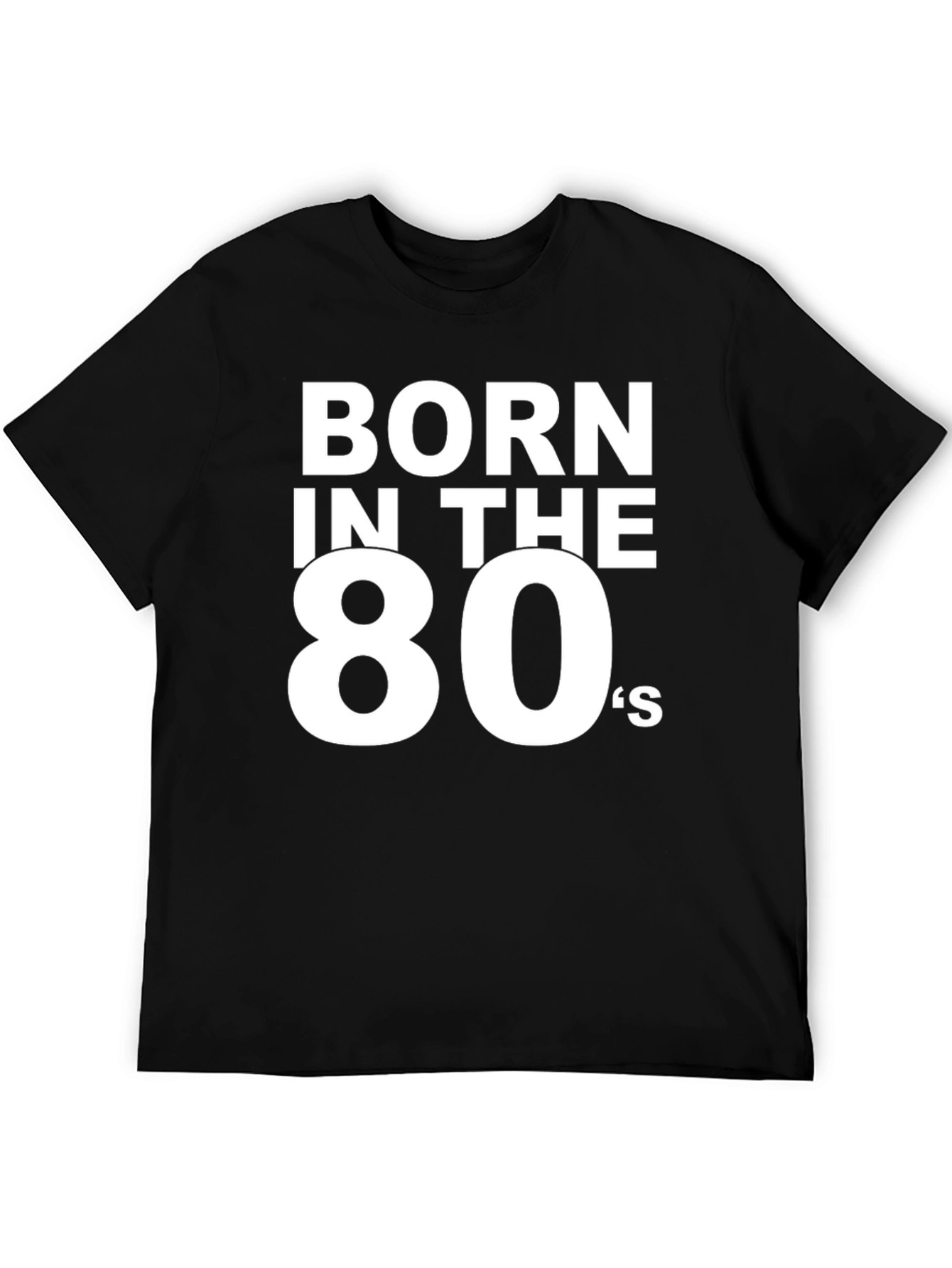 Born in the 80s Black Tee