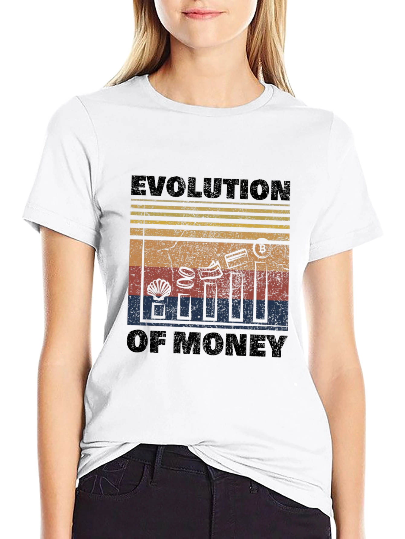 Evolution of Money Graphic T-Shirt