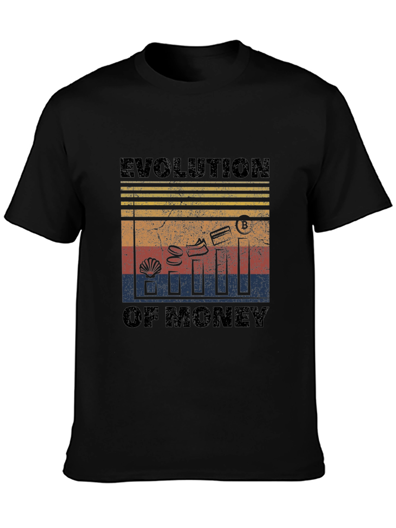 Evolution of Money Graphic T-Shirt