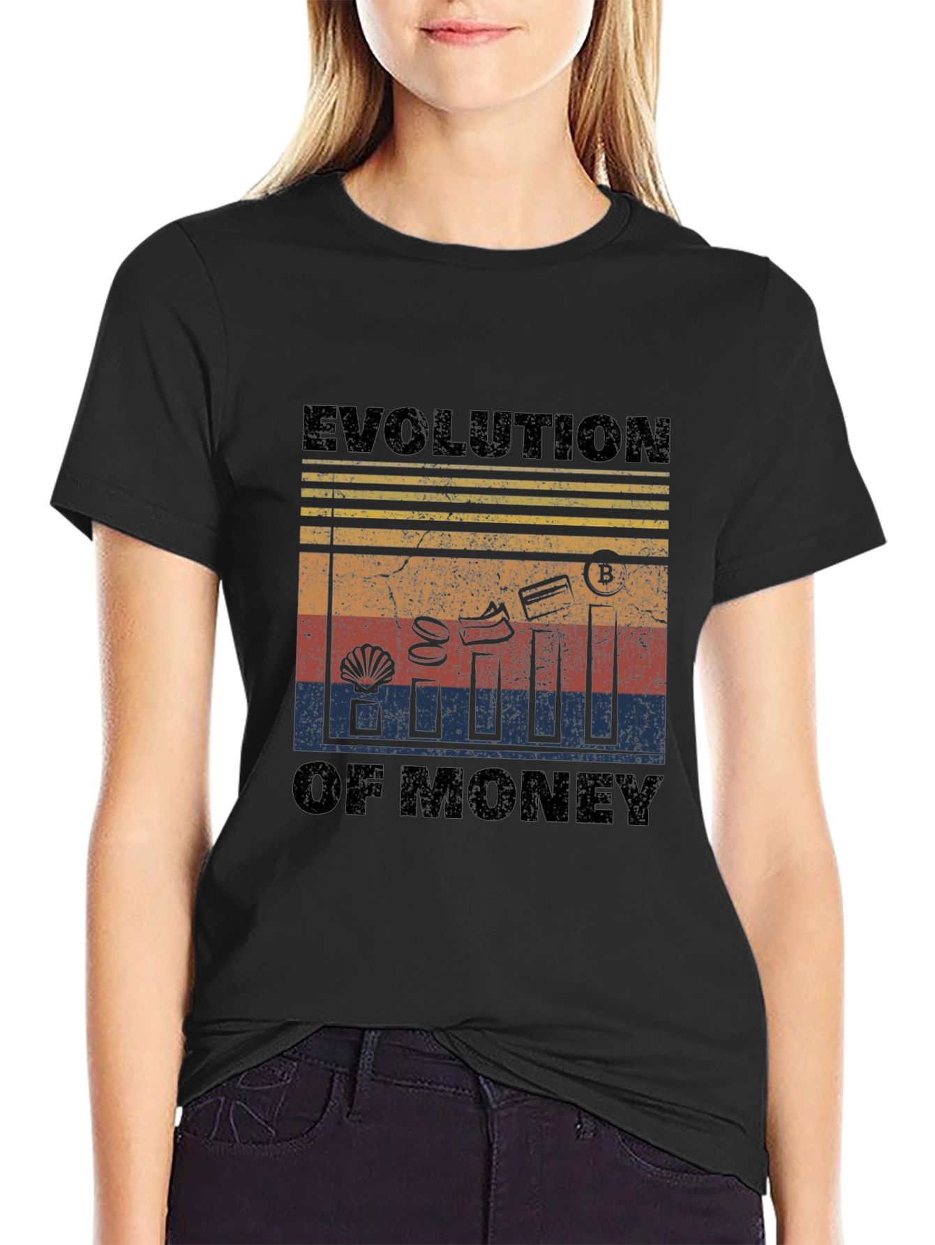 Evolution of Money Graphic T-Shirt