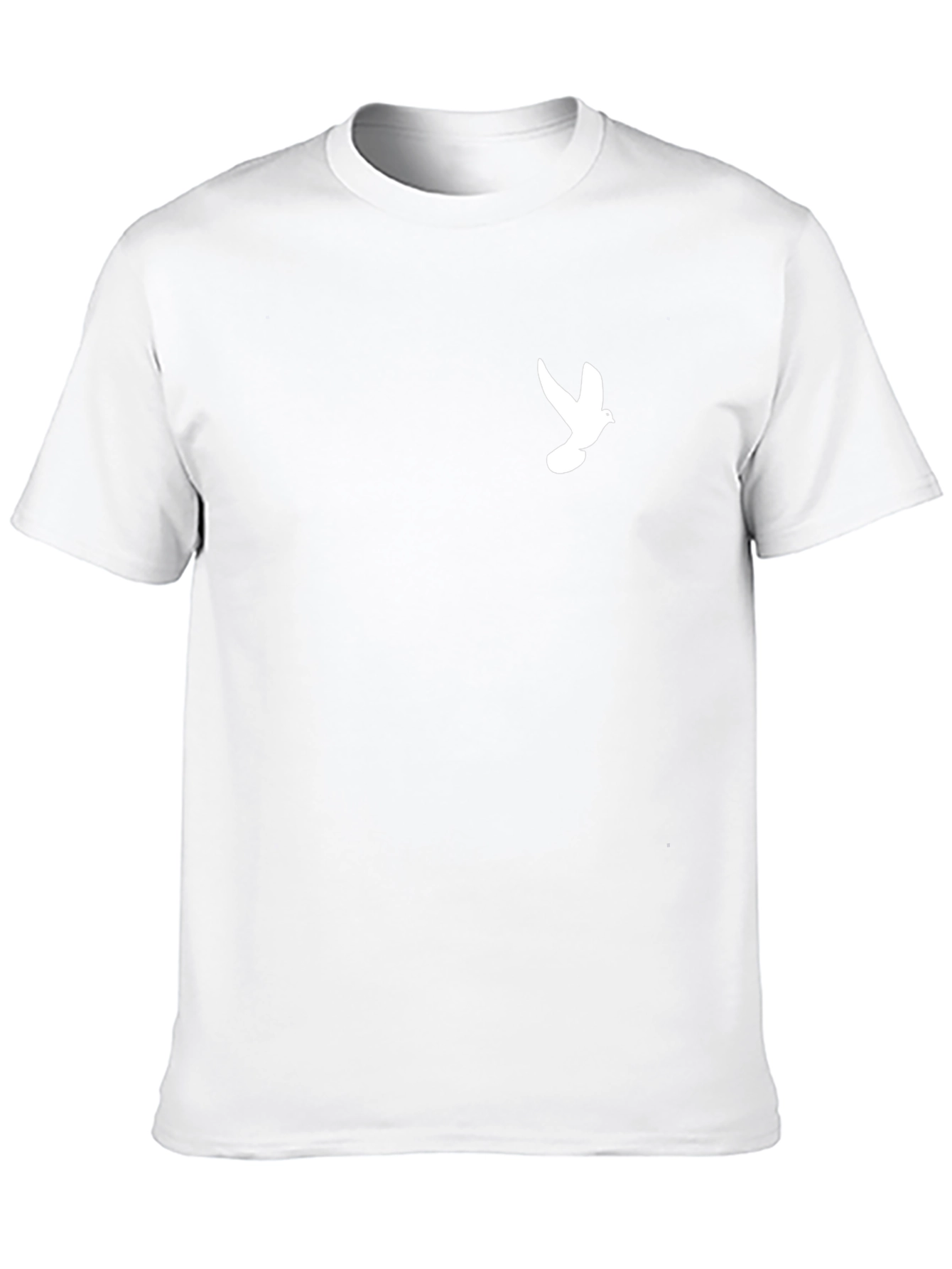 Dove Graphic Black Tee - Comfort & Style