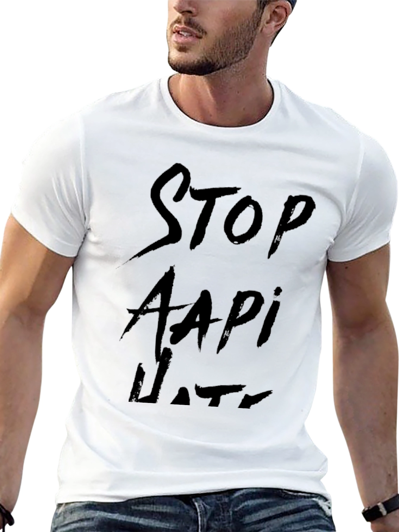 Stop AAPI Hate Black T-Shirt