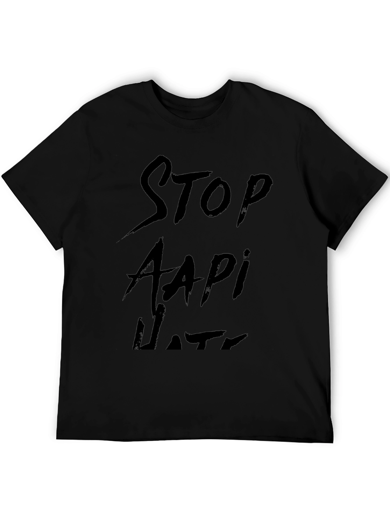 Stop AAPI Hate Black T-Shirt
