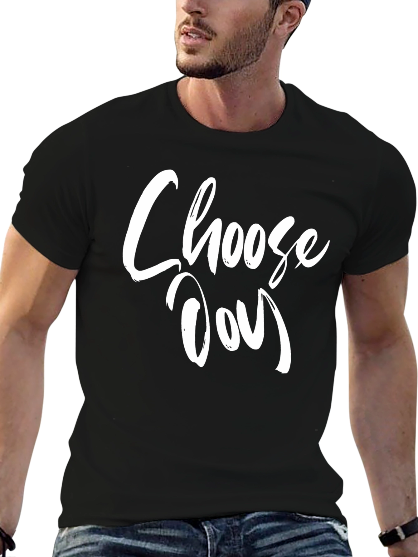 Choose Joy Graphic Tee - Black