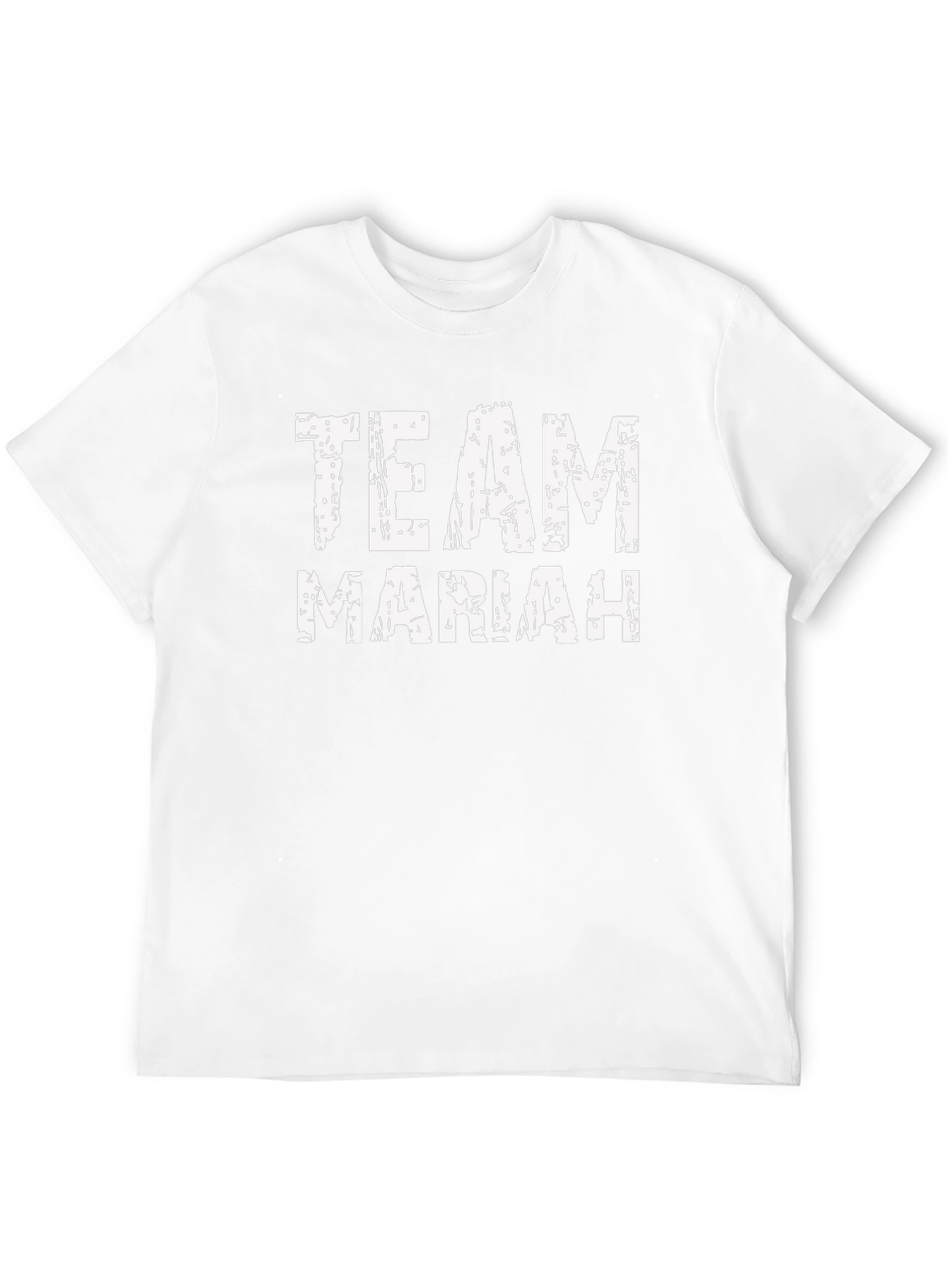 Team Mariah Graphic Tee - Black Cotton T-Shirt
