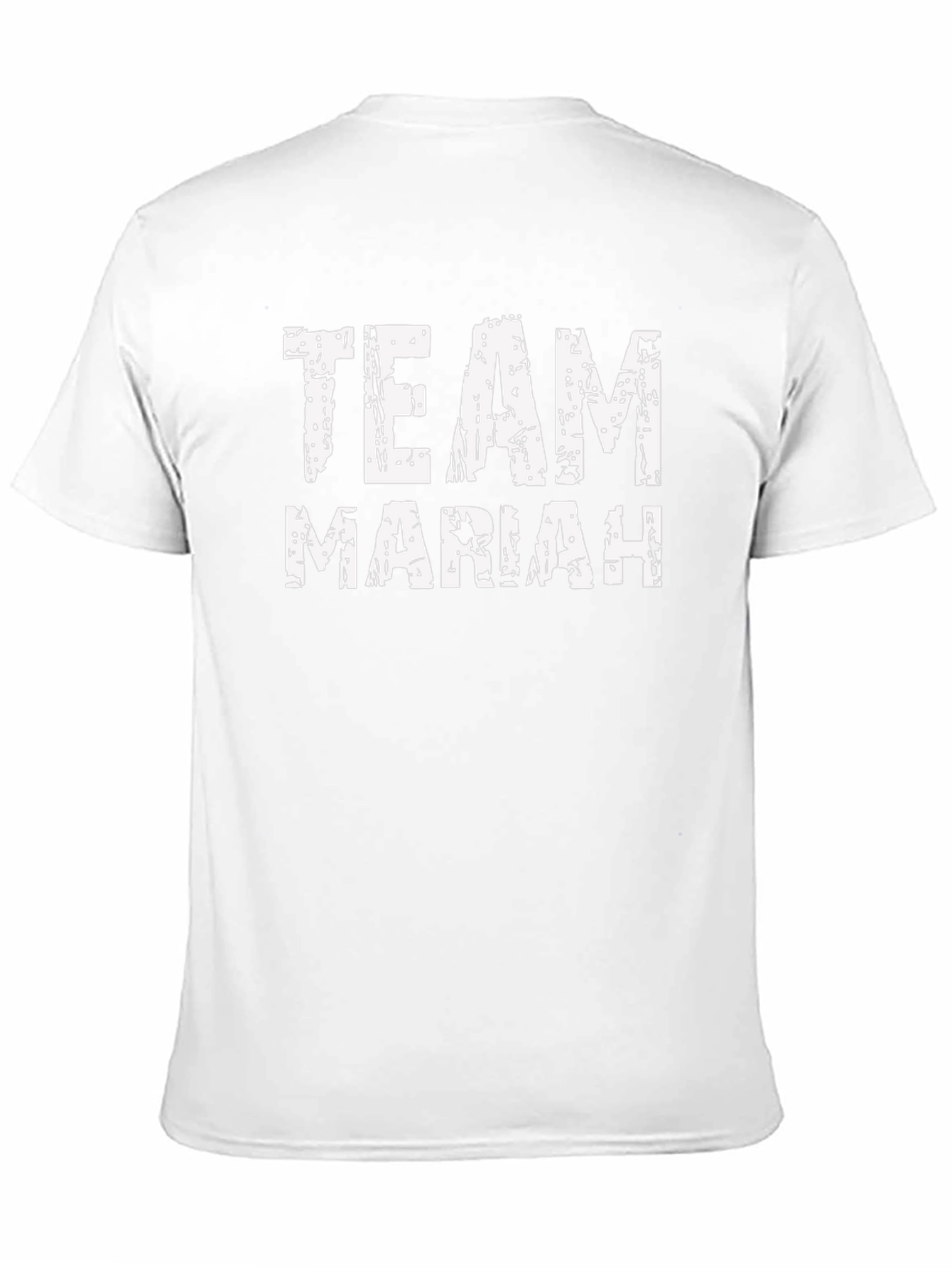 Team Mariah Graphic Tee - Black Cotton T-Shirt