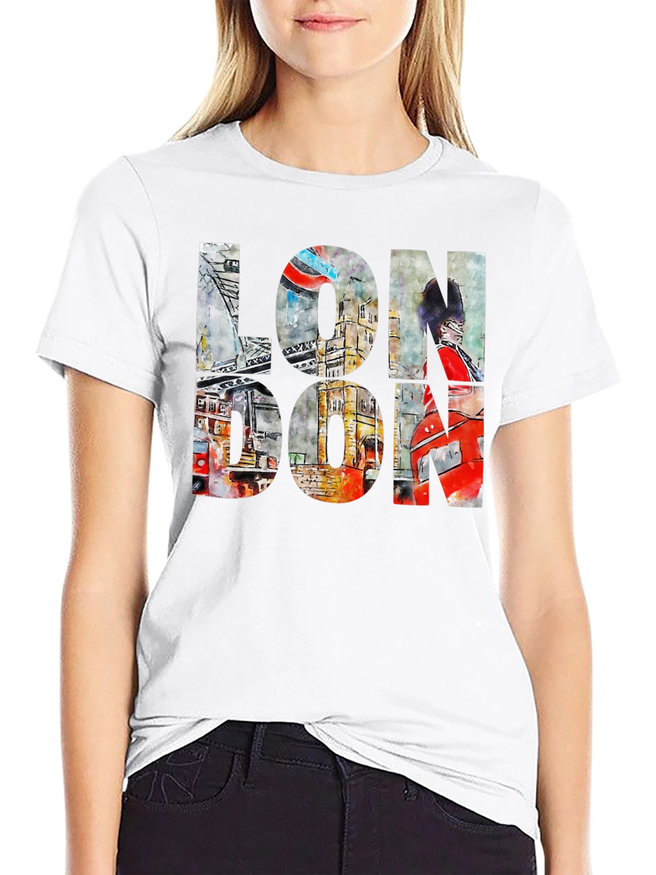 London Graphic T-Shirt - Cityscape Tee