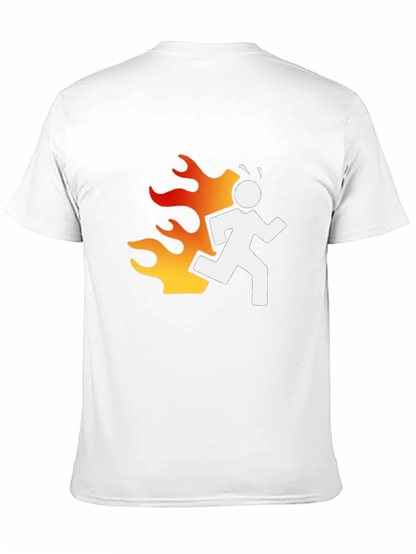 Burning Man Graphic Tee - Black Cotton T-Shirt