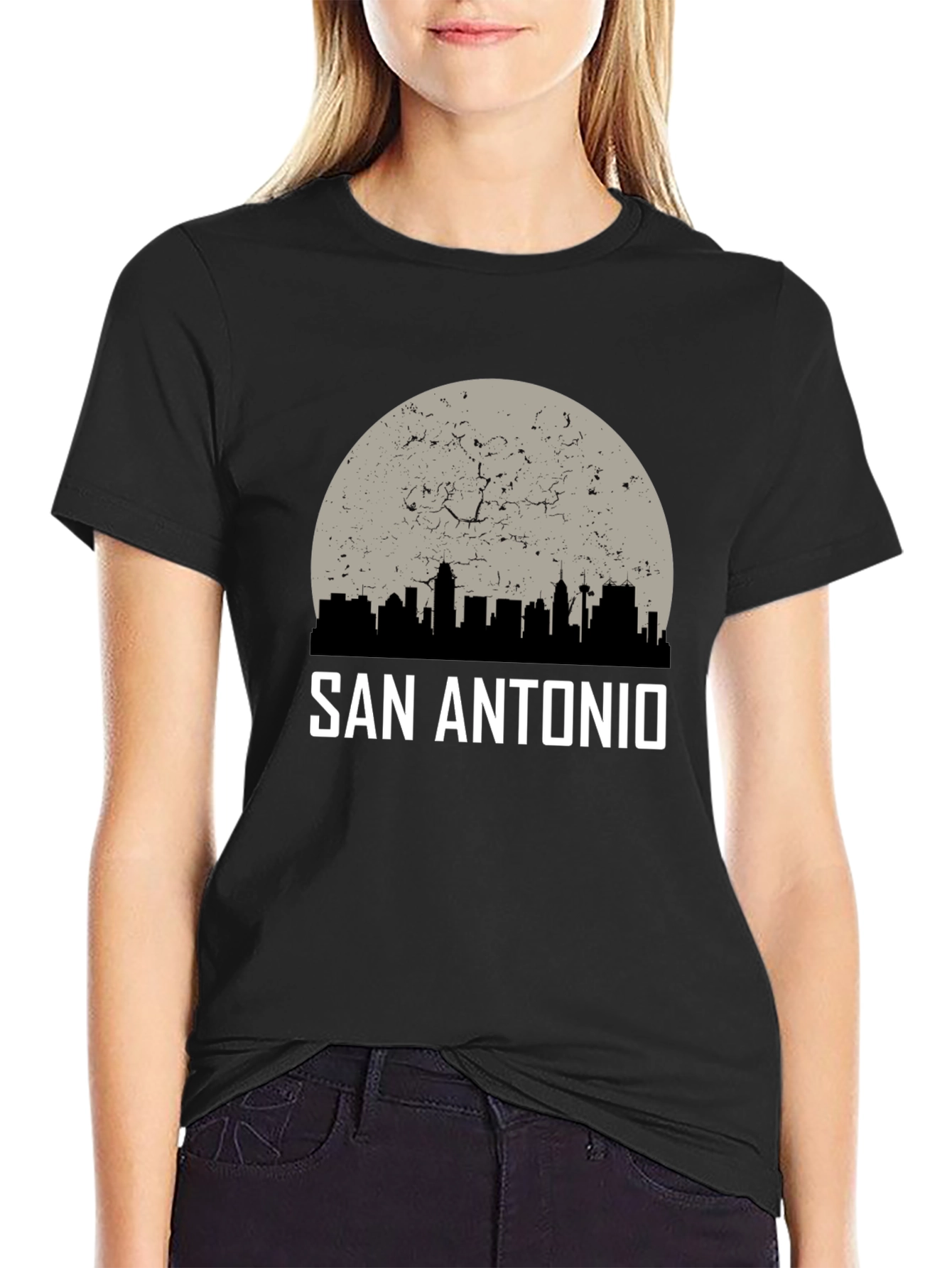 San Antonio Skyline Graphic T-Shirt