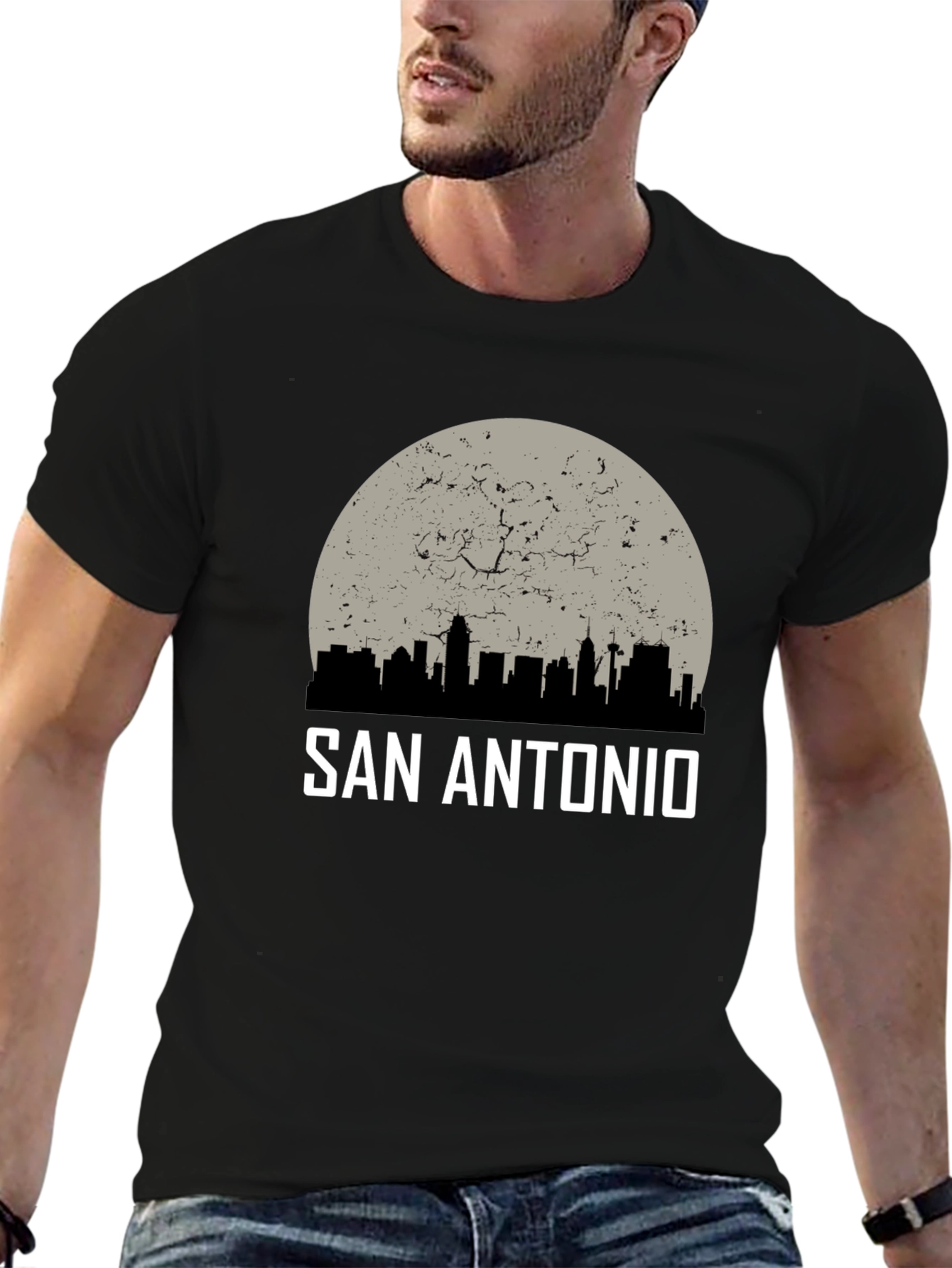 San Antonio Skyline Graphic T-Shirt