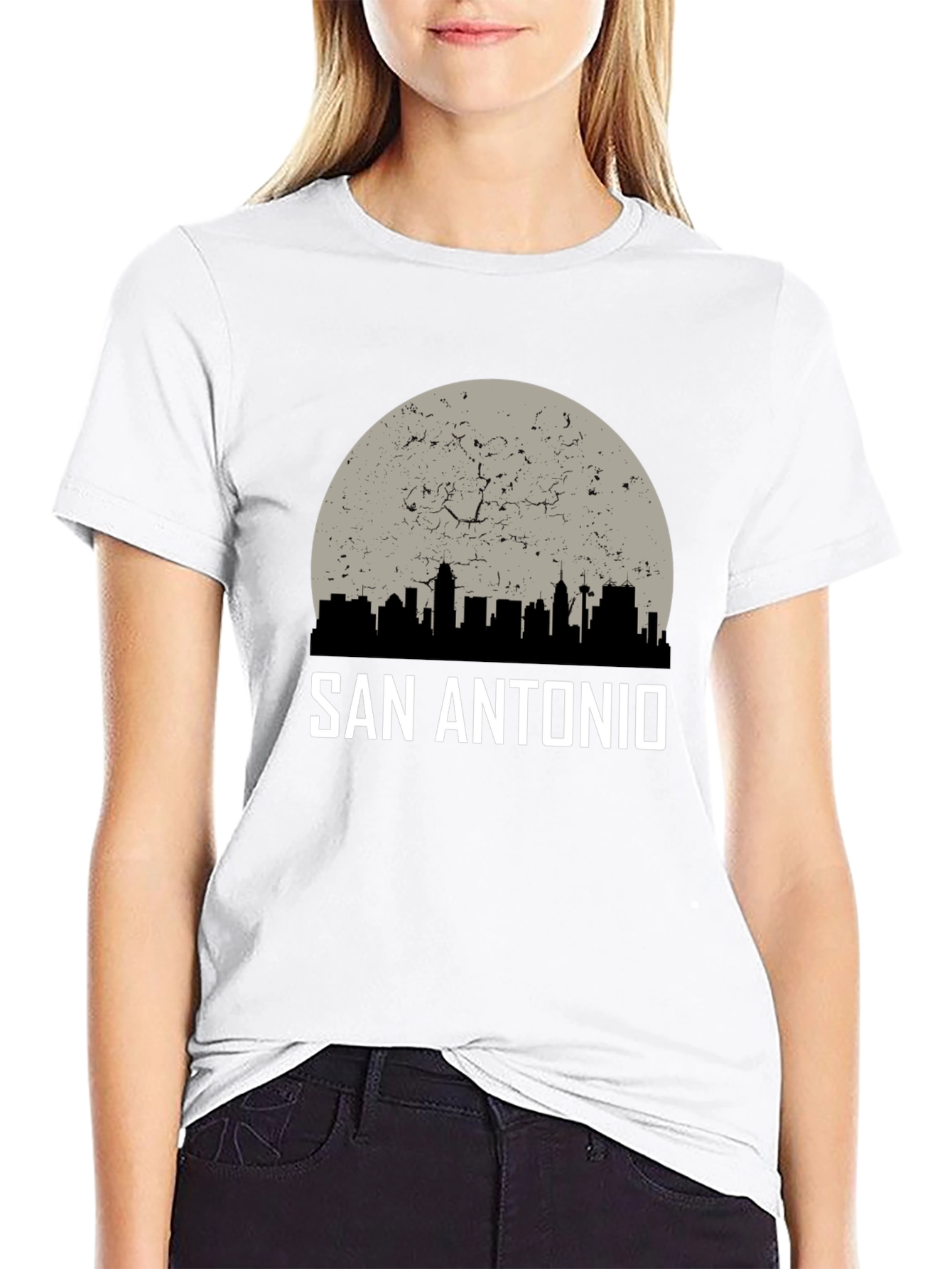 San Antonio Skyline Graphic T-Shirt