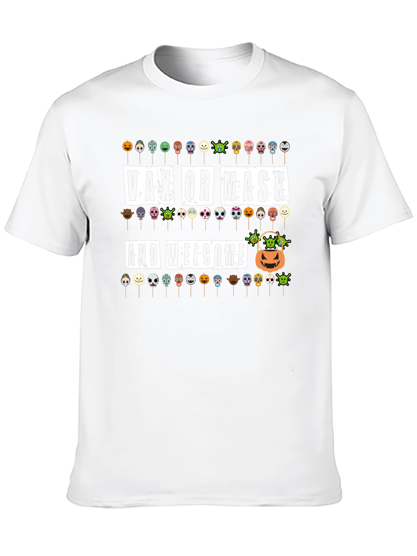 Vax or Mask & Welcome Halloween T-Shirt