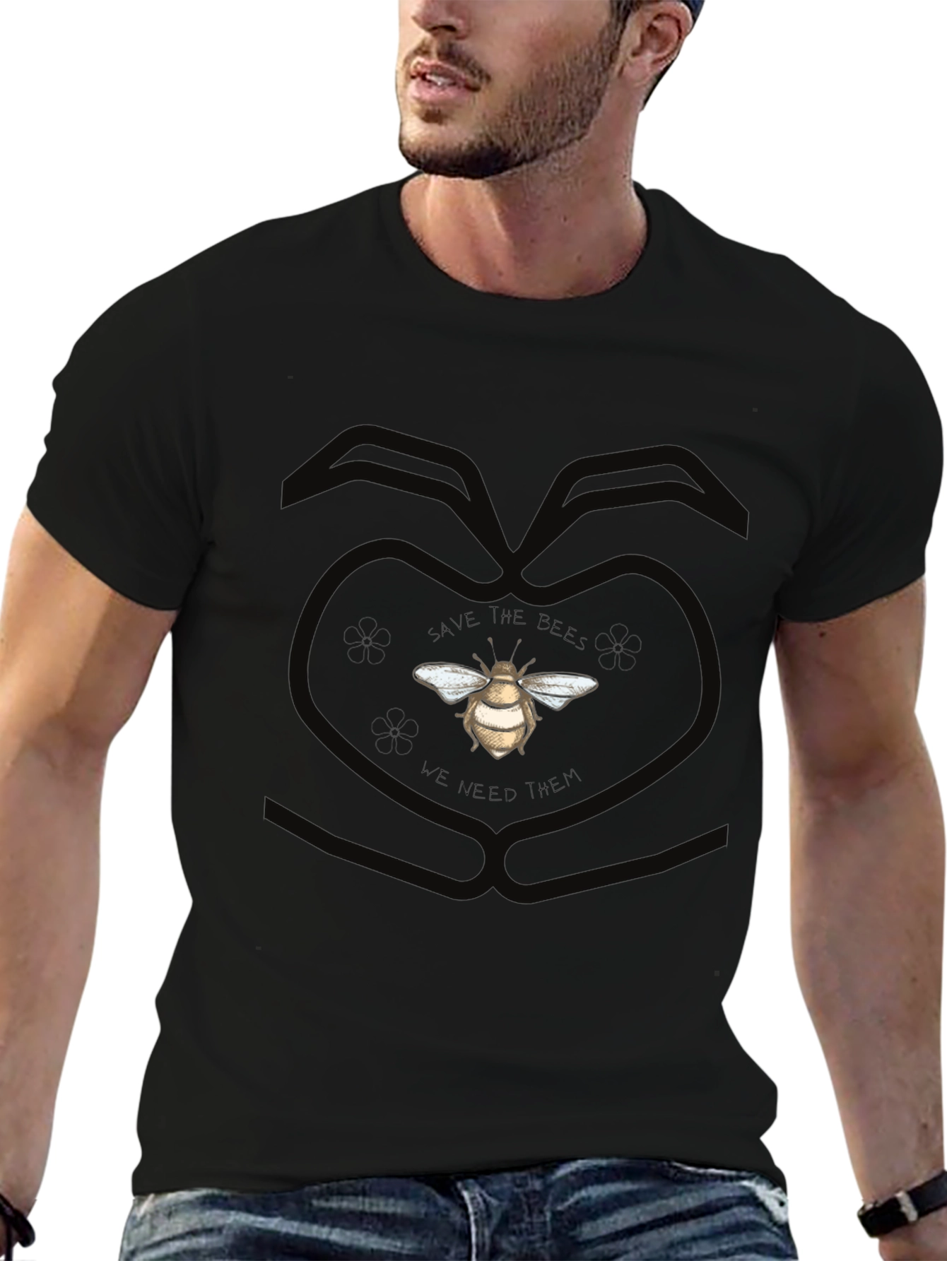 Save the Bees Graphic Tee - We Need Them!