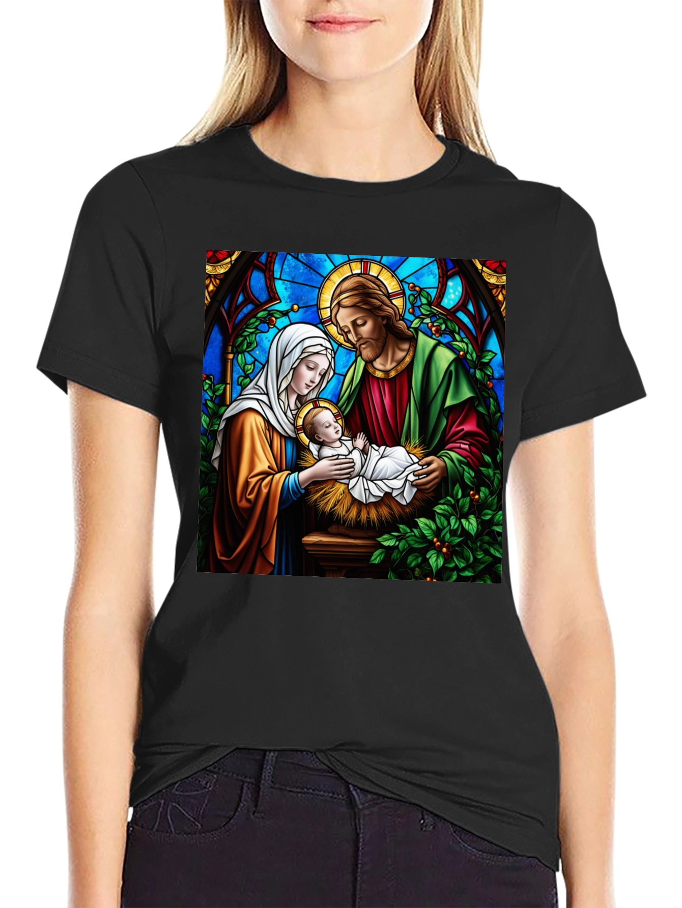 Nativity Scene T-Shirt - Religious Graphic Tee