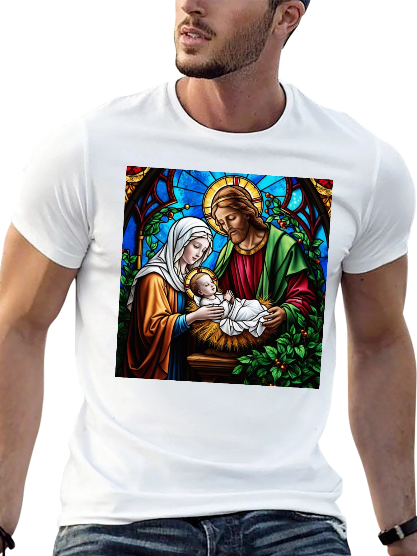 Nativity Scene T-Shirt - Religious Graphic Tee