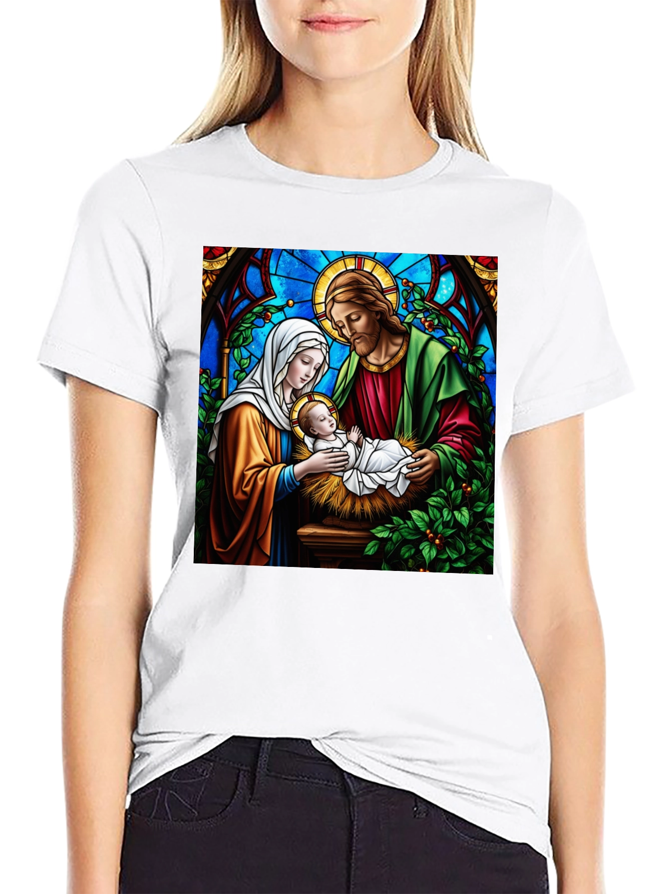 Nativity Scene T-Shirt - Religious Graphic Tee