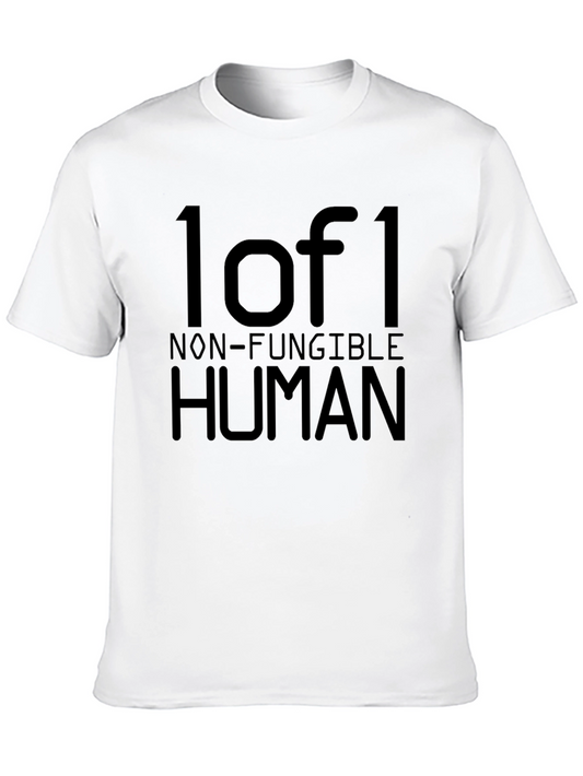 1 of 1 Non-Fungible Human Black T-Shirt