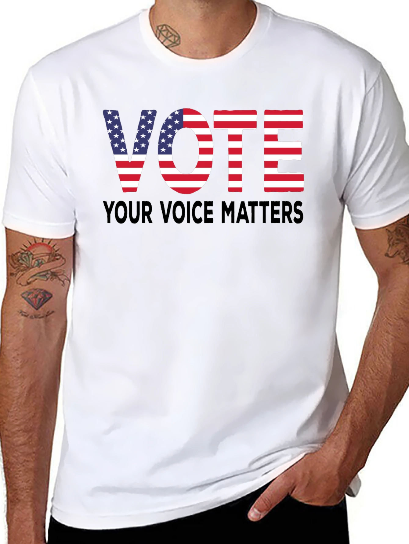 Vote American Flag T-Shirt