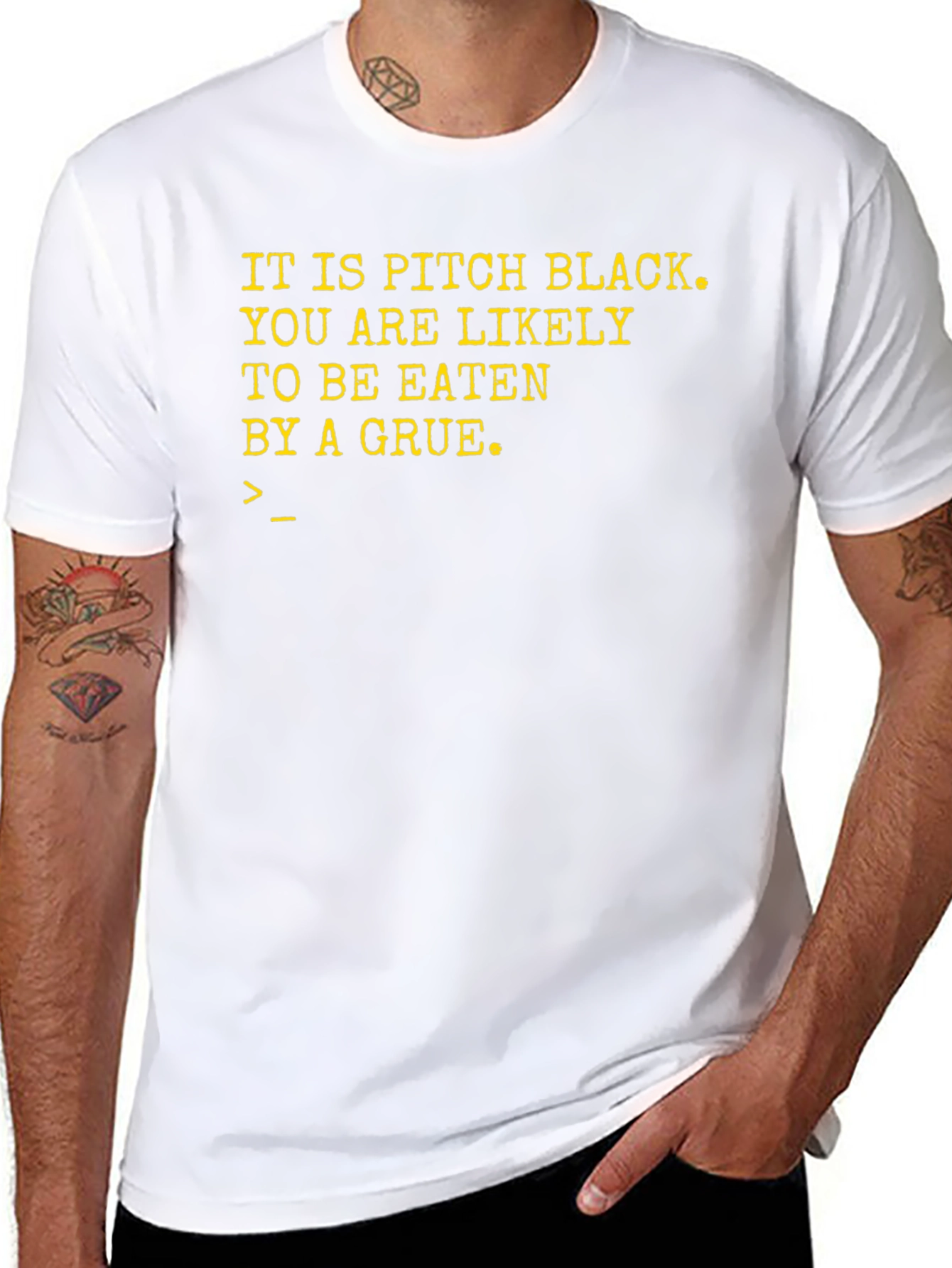 Pitch Black Grue Graphic T-Shirt