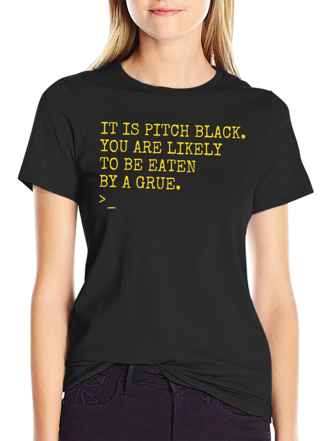 Pitch Black Grue Graphic T-Shirt